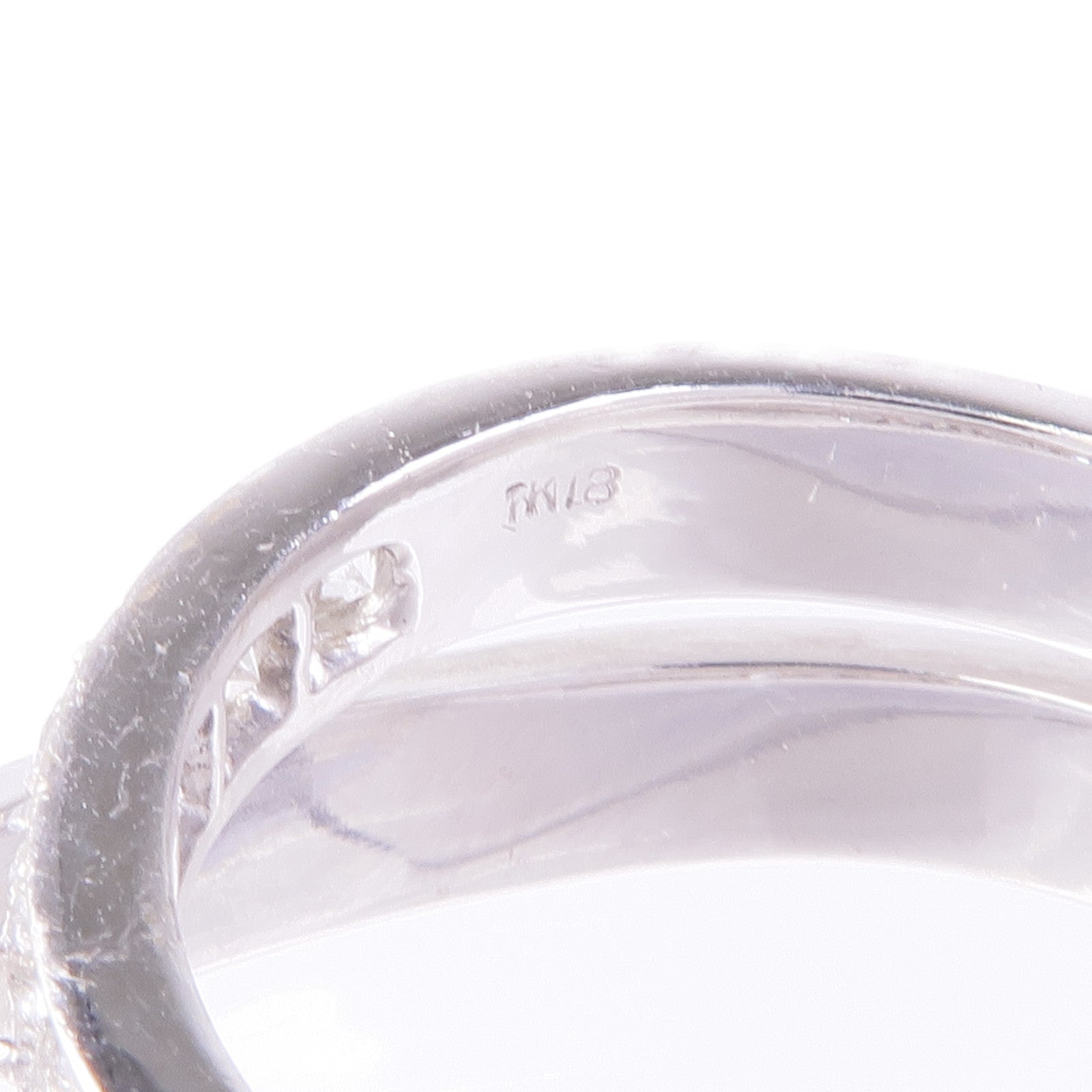 JEWELRY 18K白金Diamond Ring鑽石戒指US#7.25