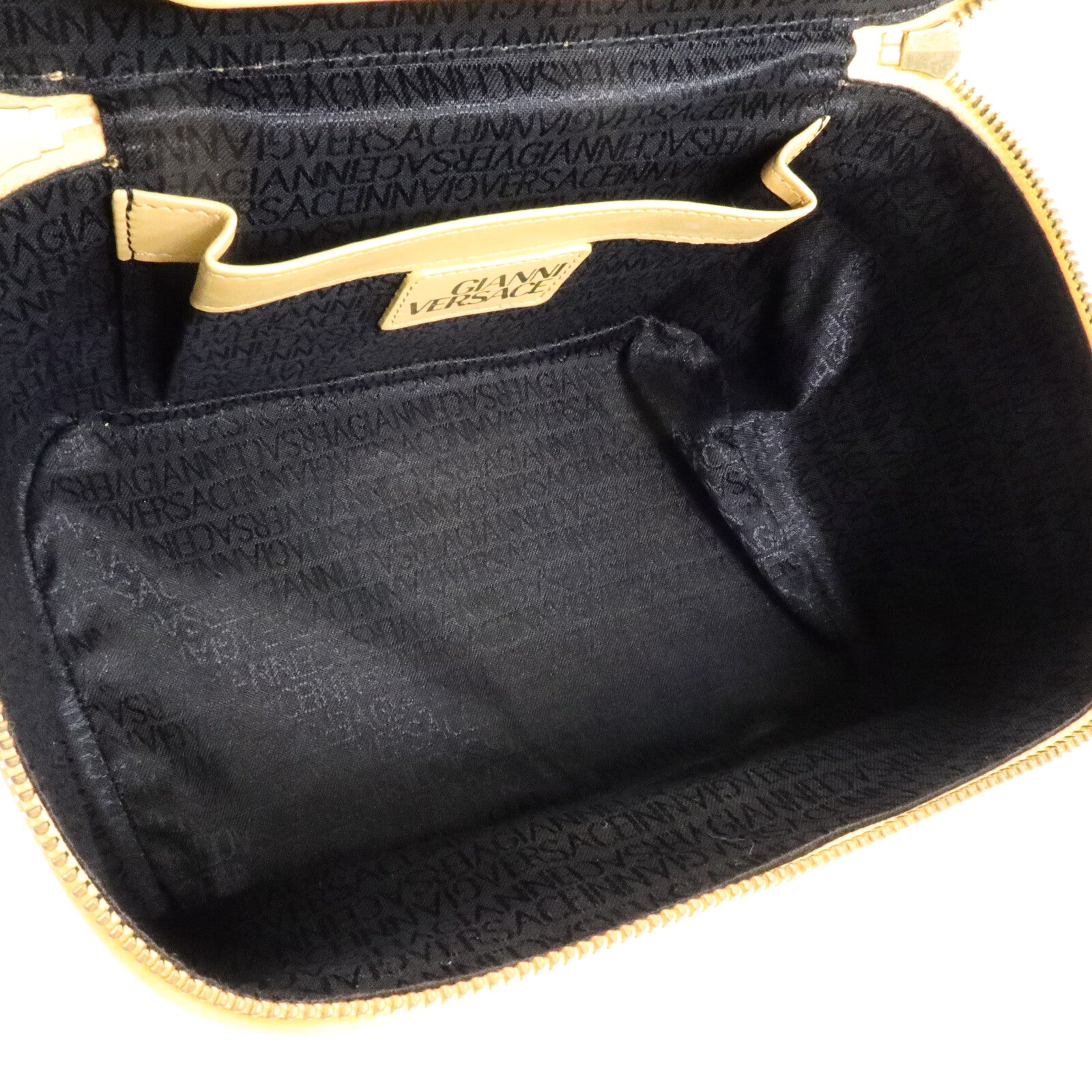 VERSACE 牛皮皮革Vintage Vanity Bag手挽袋