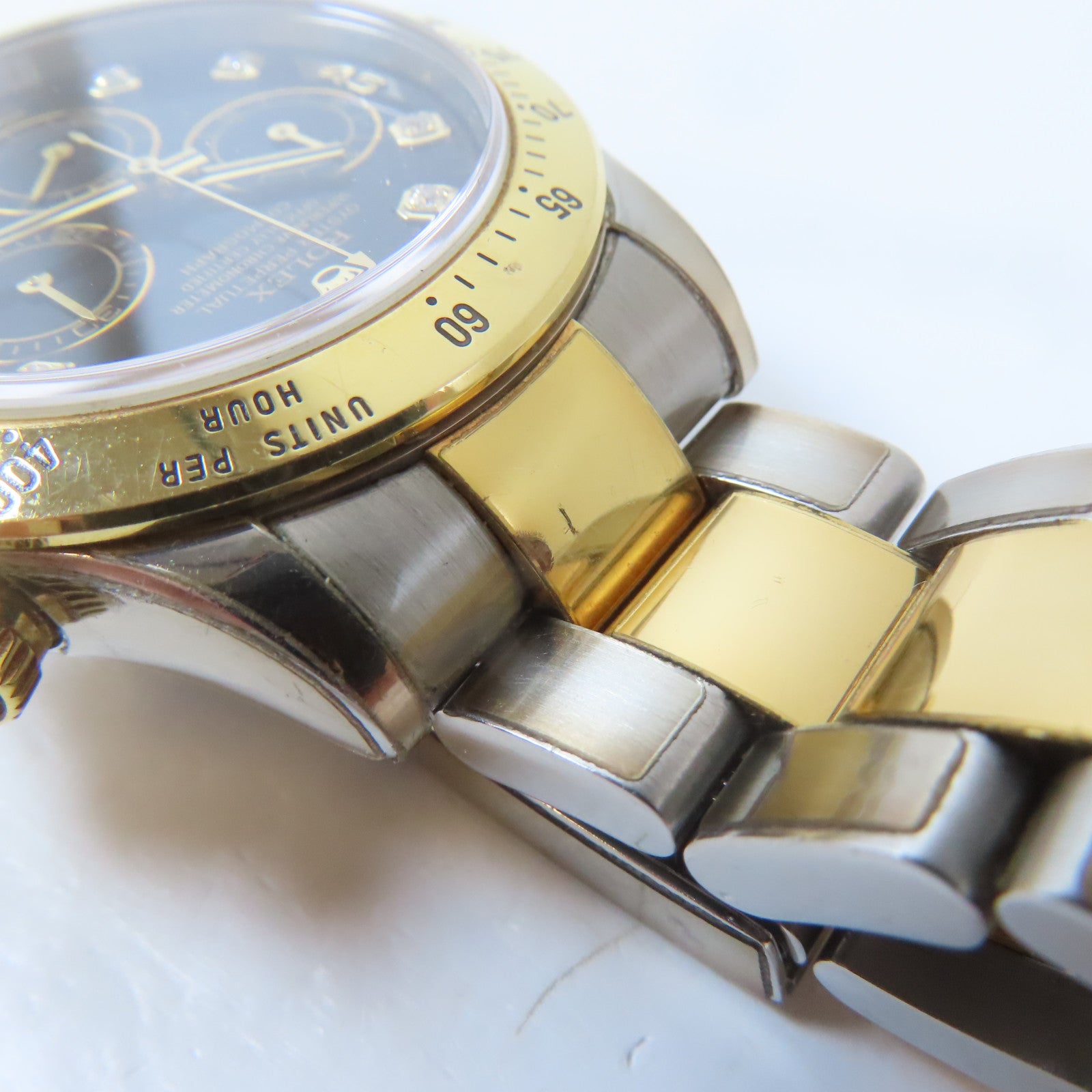 ROLEX Cosmograph Daytona18K黃金/不鏽鋼手錶自動機芯#16cm