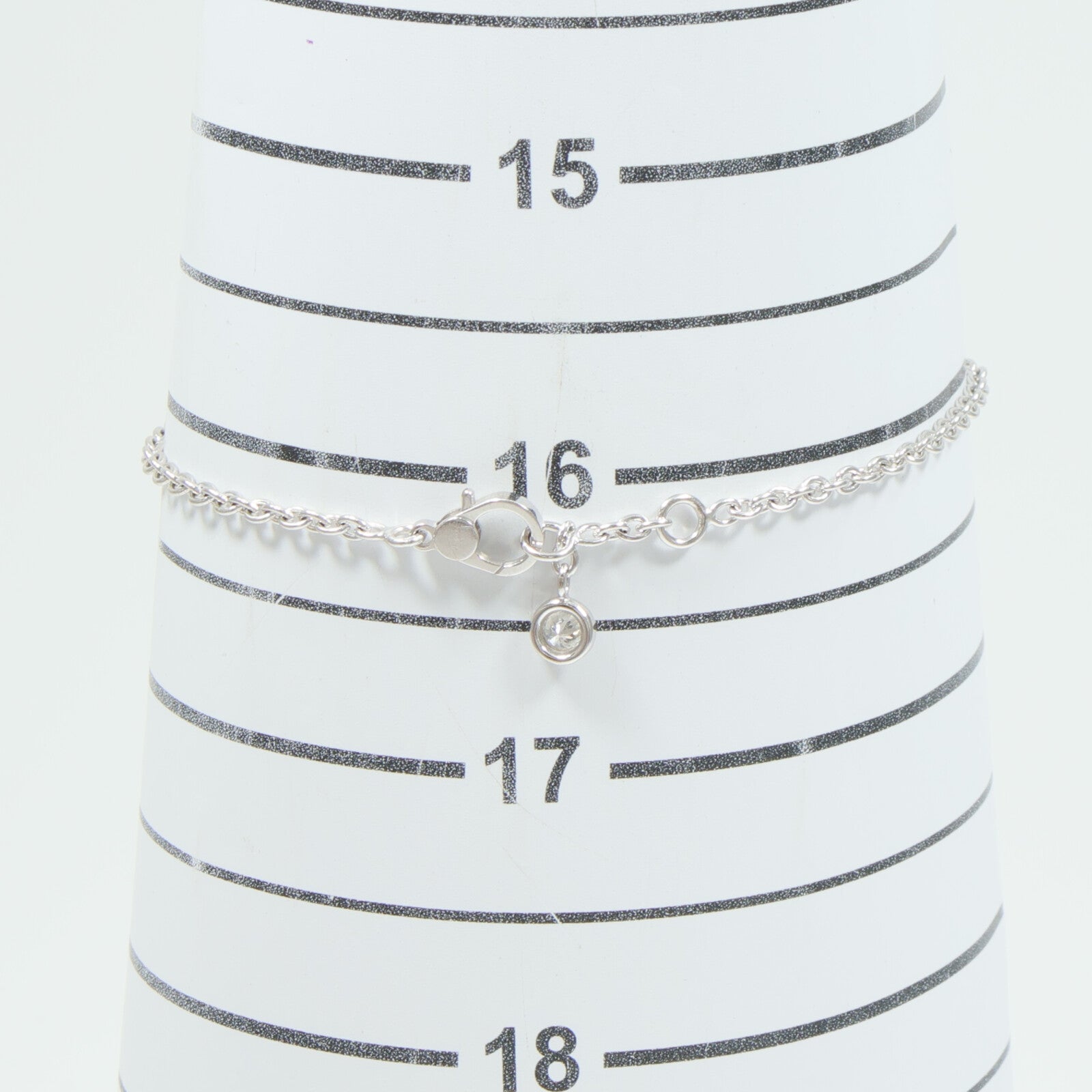 HERMES 18K白金Finesse Bracelet鑽石項鍊