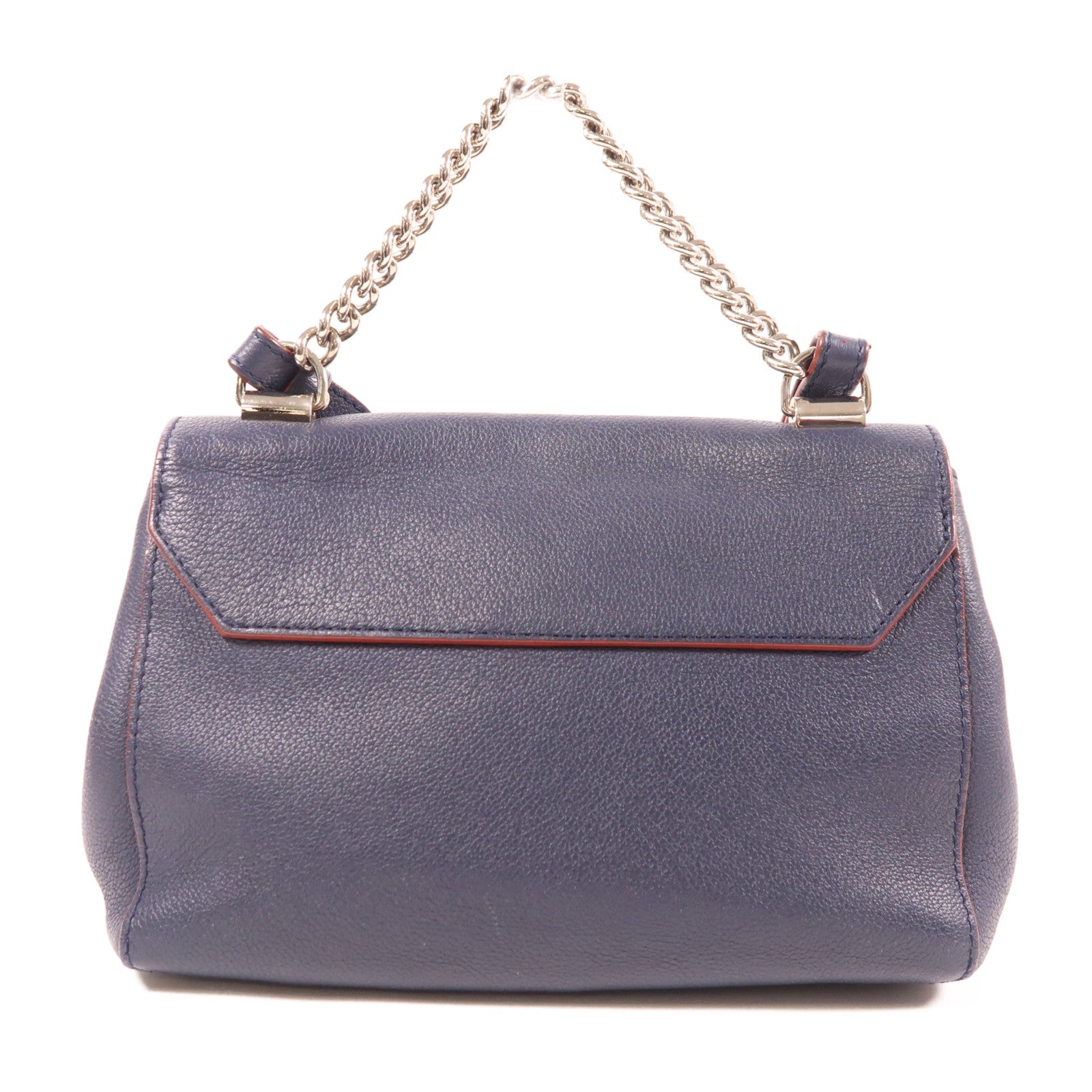 LOUIS VUITTON 牛皮皮革Lockme II BB銀扣手挽肩背兩用袋