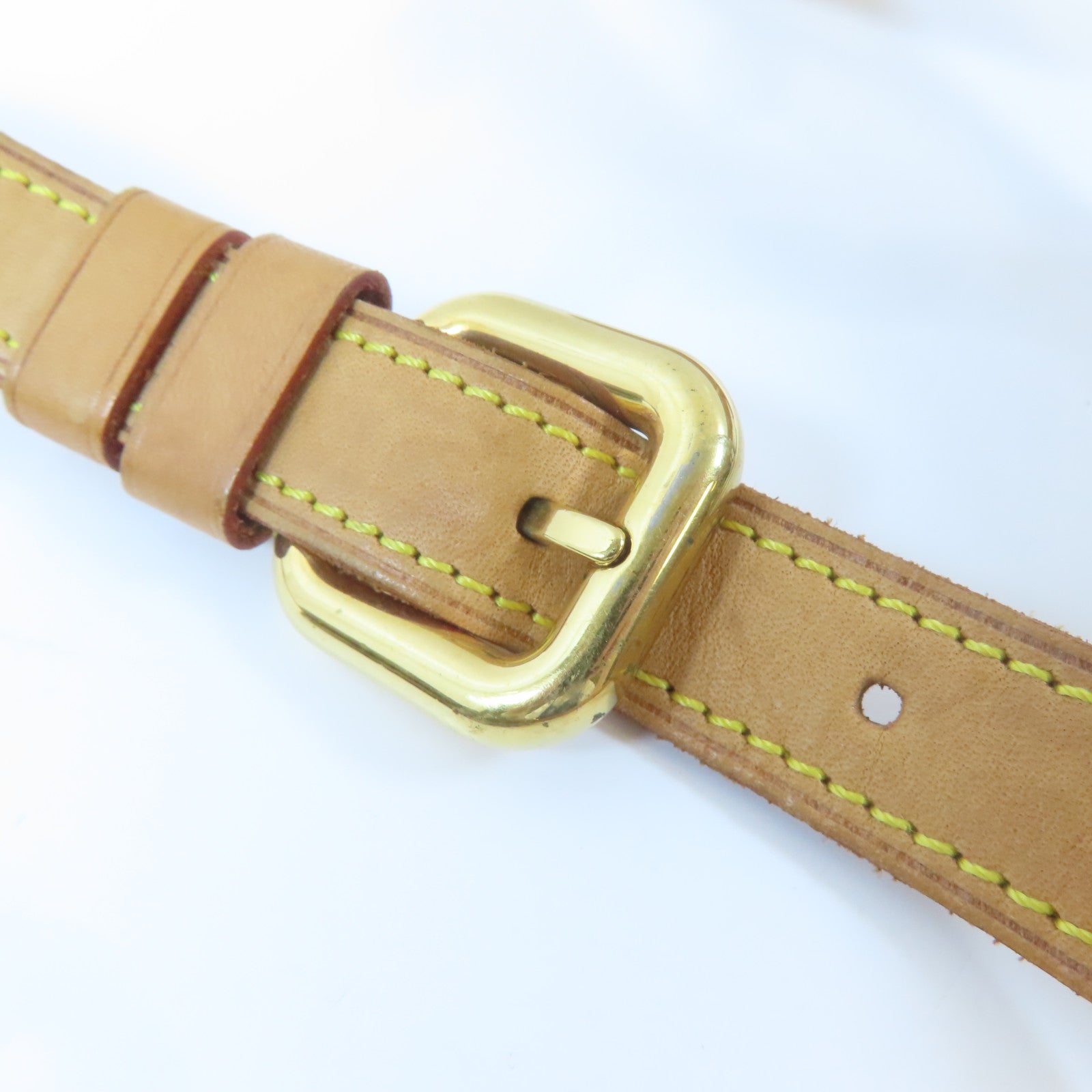 LOUIS VUITTON Monogram Mini Jeanne GM金扣肩背袋淺褐色