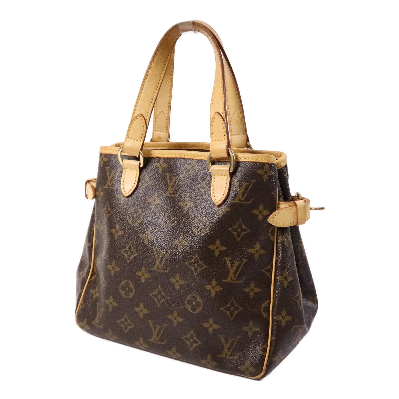 LOUIS VUITTON Monogram Batignolles Vertical金扣手挽袋