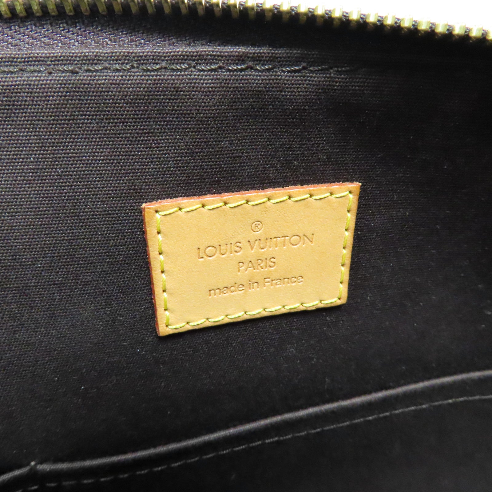 LOUIS VUITTON 【激減優惠】Vernis Bellevue PM金扣肩背袋酒紅色