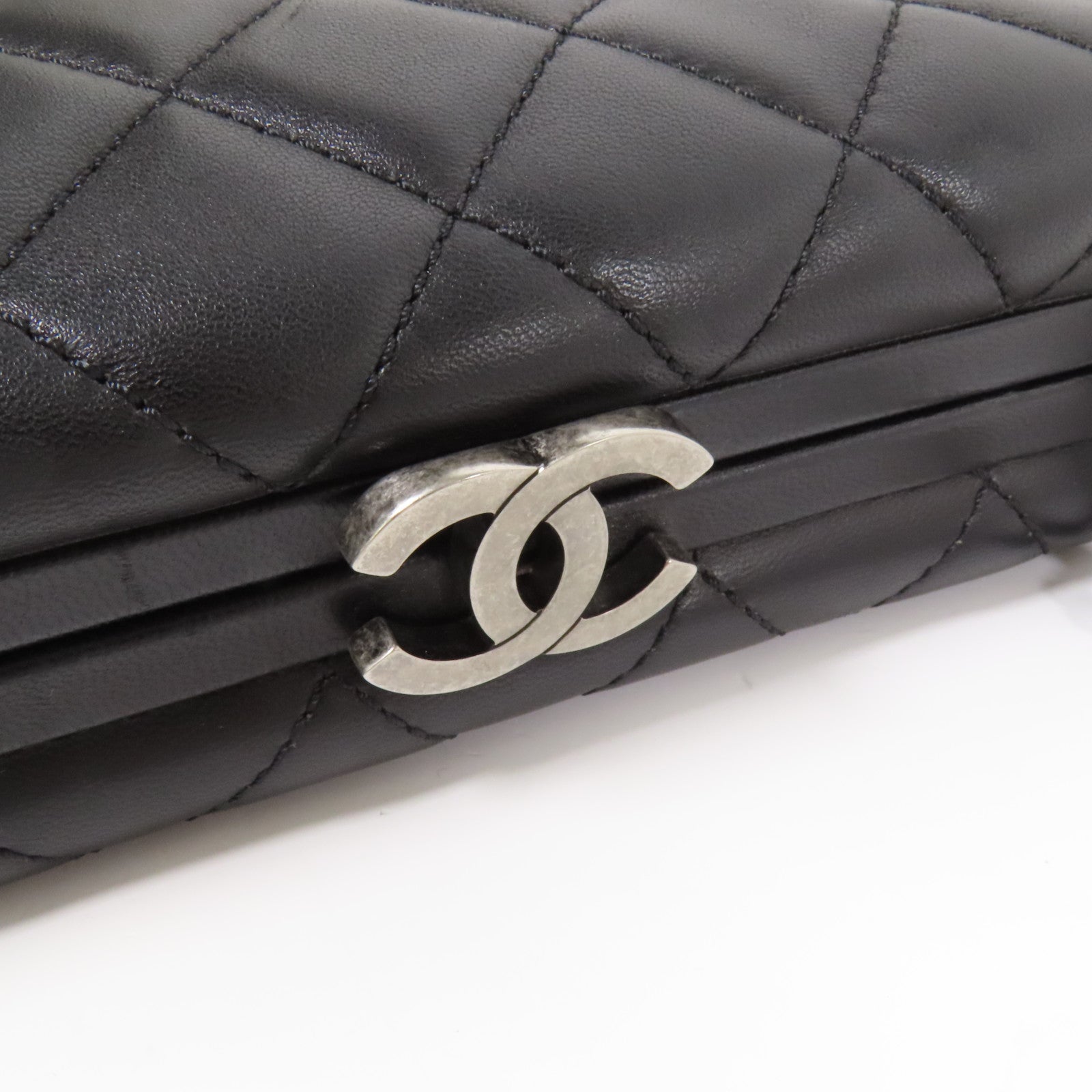 CHANEL 牛皮皮革Chain Shoulder鏈帶肩背袋
