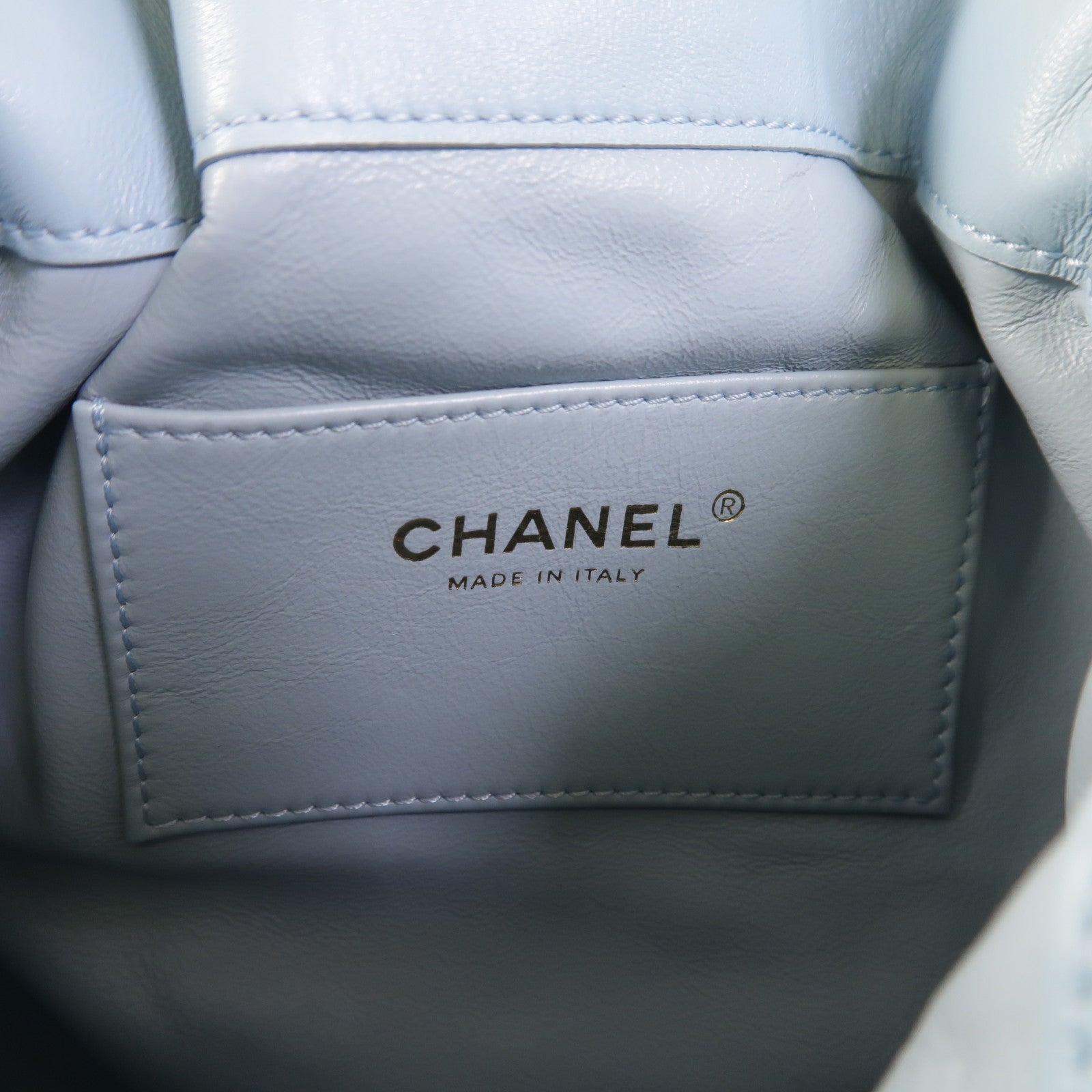 CHANEL 羊皮皮革Bucket Bag手挽肩背兩用袋
