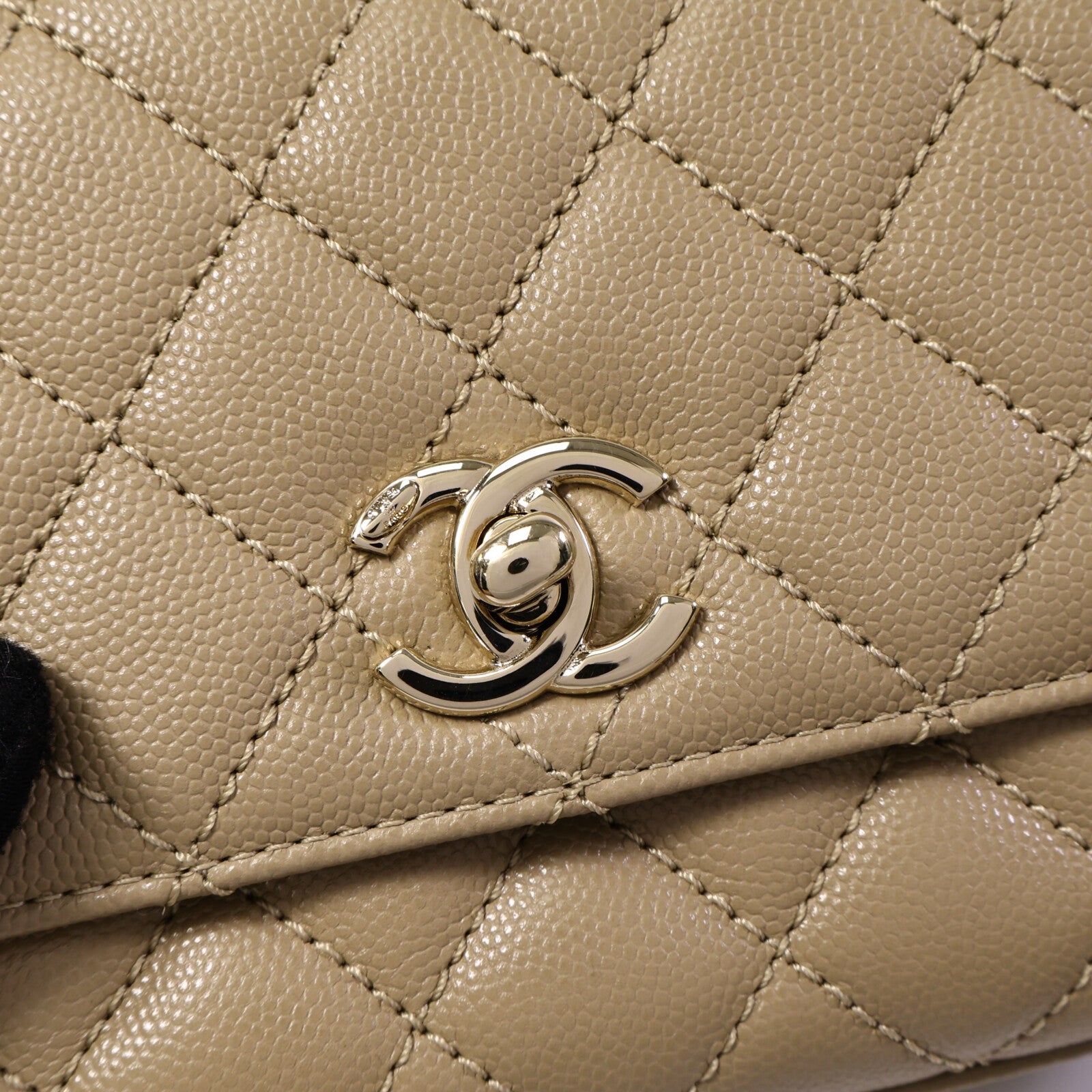 CHANEL 牛皮皮革Coco Handle Mini手挽肩背兩用袋