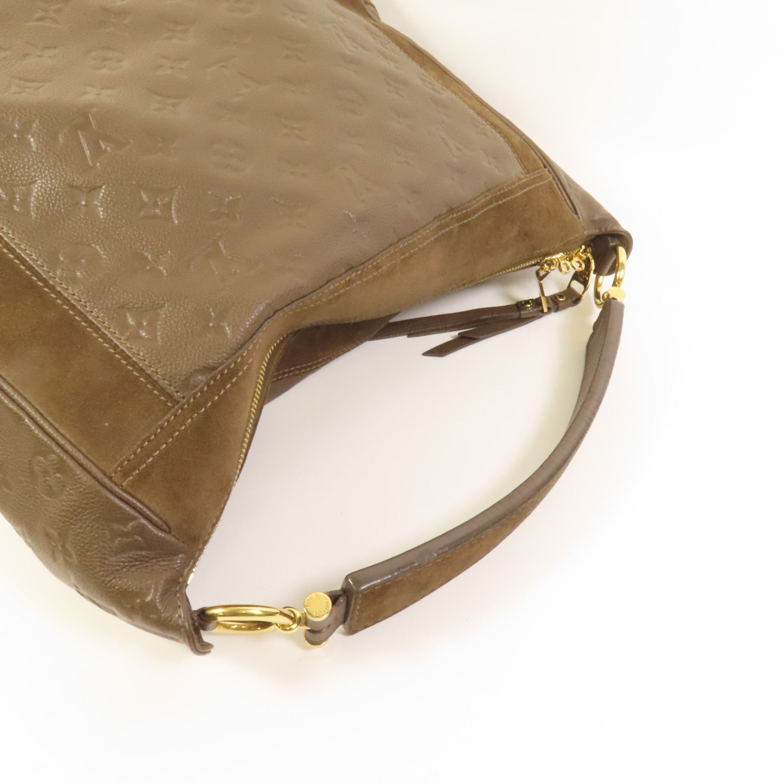 LOUIS VUITTON Monogram Empreinte Audacieuse MM金扣肩背袋
