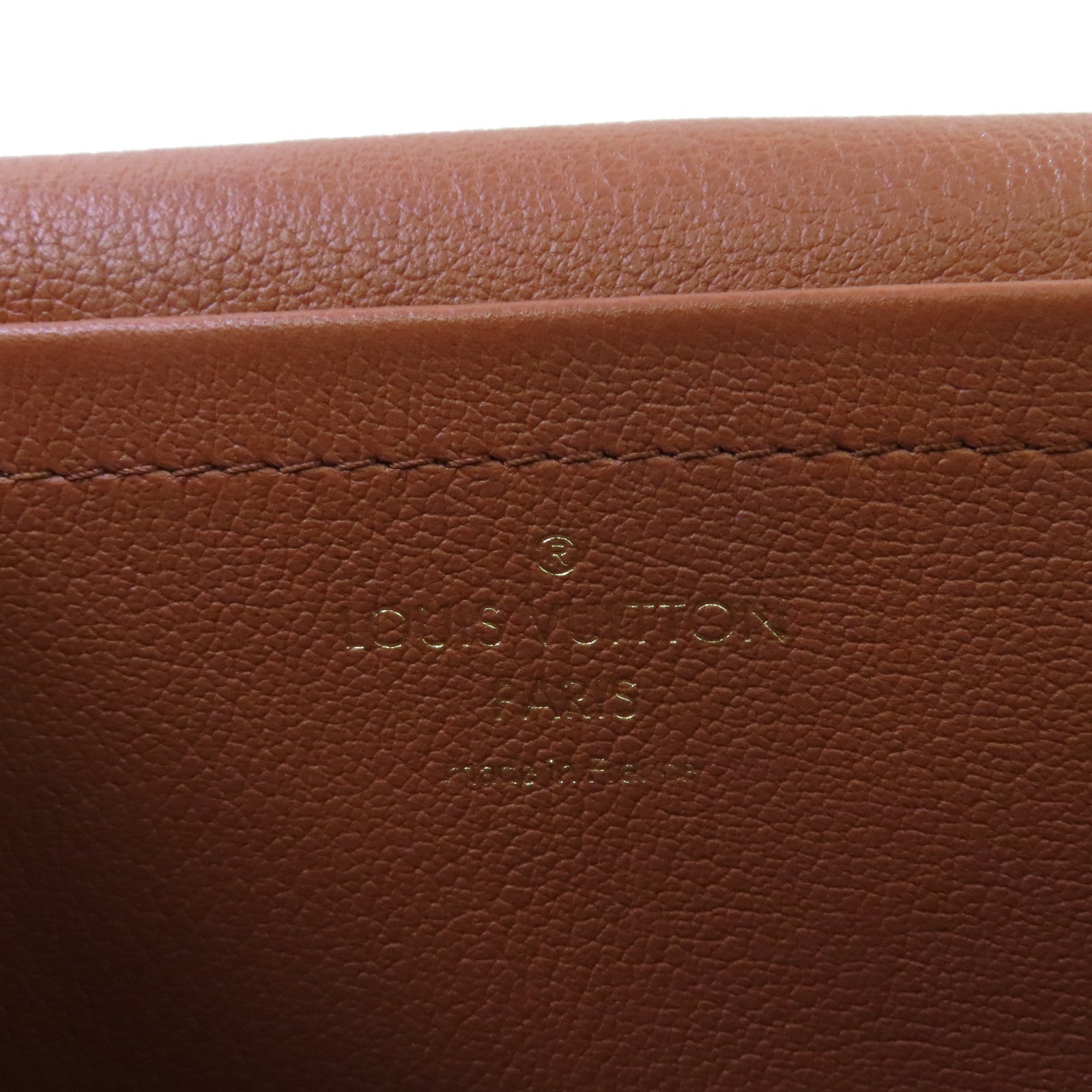 LOUIS VUITTON Monogram Marcear Shoulder Bag金扣鏈帶肩背袋啡色
