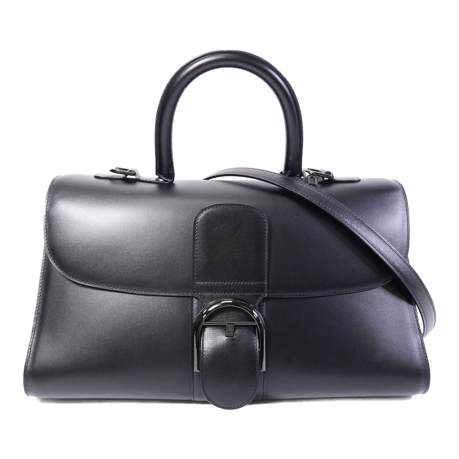 Delvaux 【激減優惠】牛皮皮革Brillant East West手挽肩背兩用袋