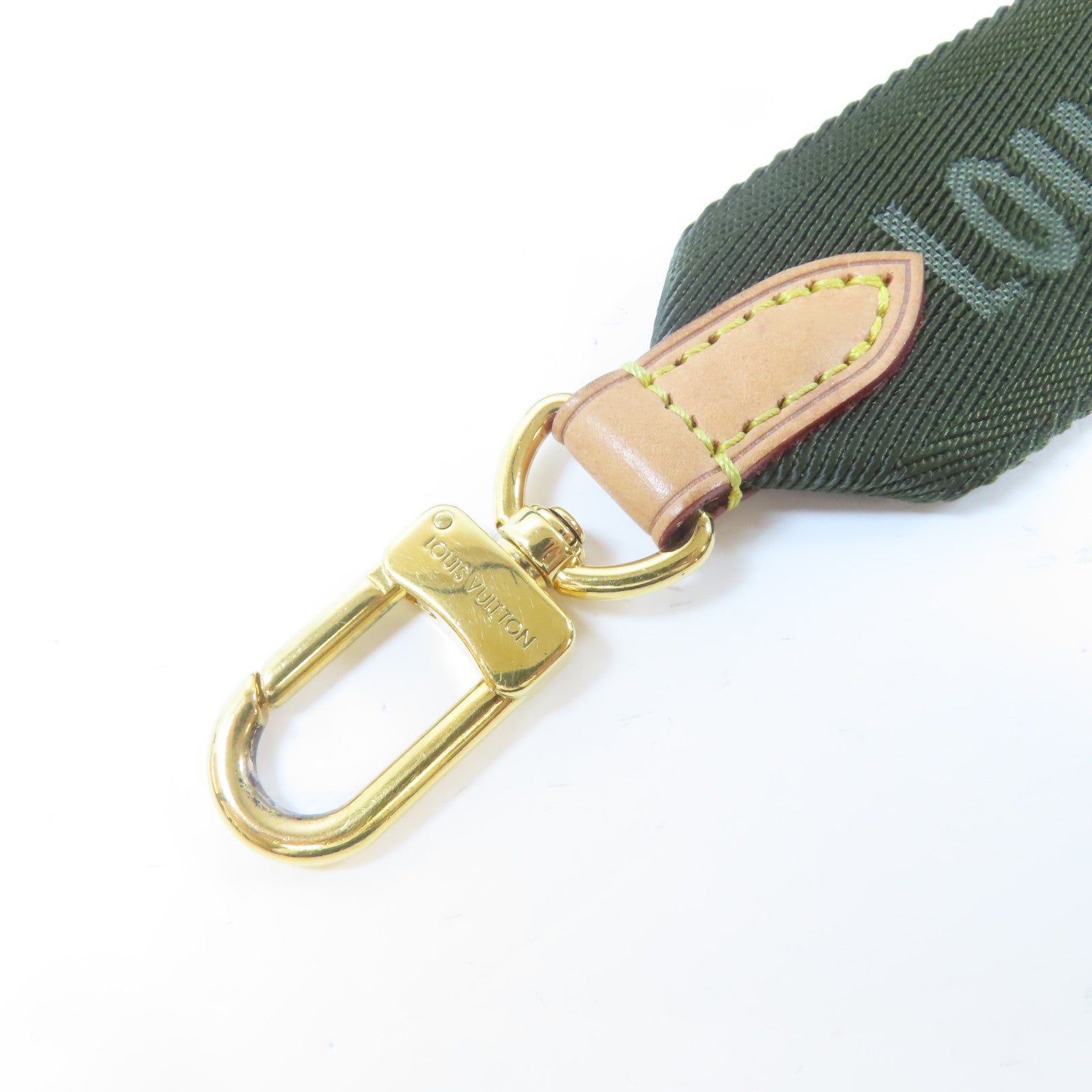 LOUIS VUITTON Monogram Multi Pochette Accessoires金扣手挽肩背兩用袋啡色/綠色