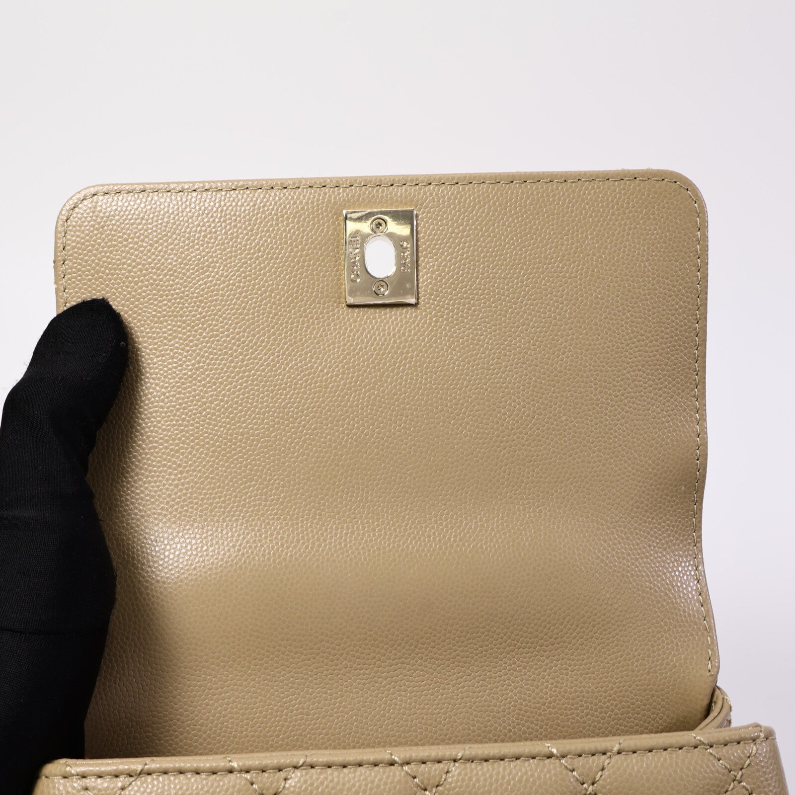CHANEL 牛皮皮革Coco Handle Mini手挽肩背兩用袋