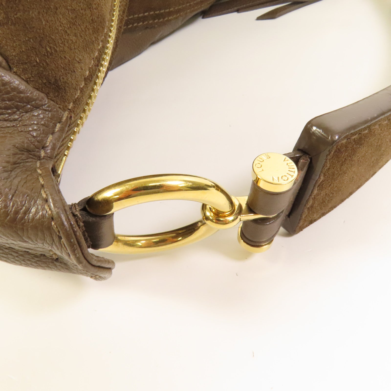 LOUIS VUITTON Monogram Empreinte Audacieuse MM金扣肩背袋