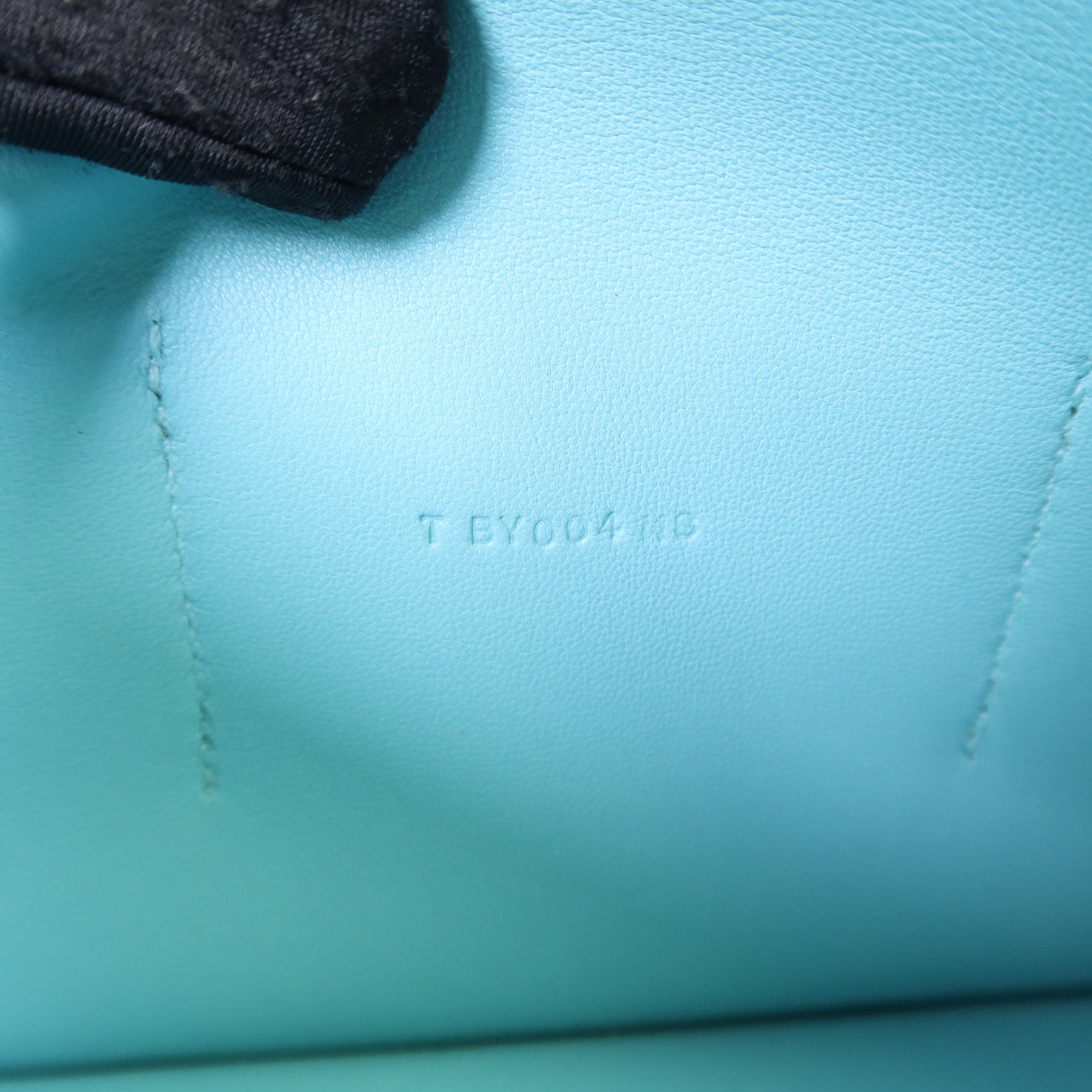 HERMES Clemence皮革Dogon GM金扣長錢包Bleu Atoll