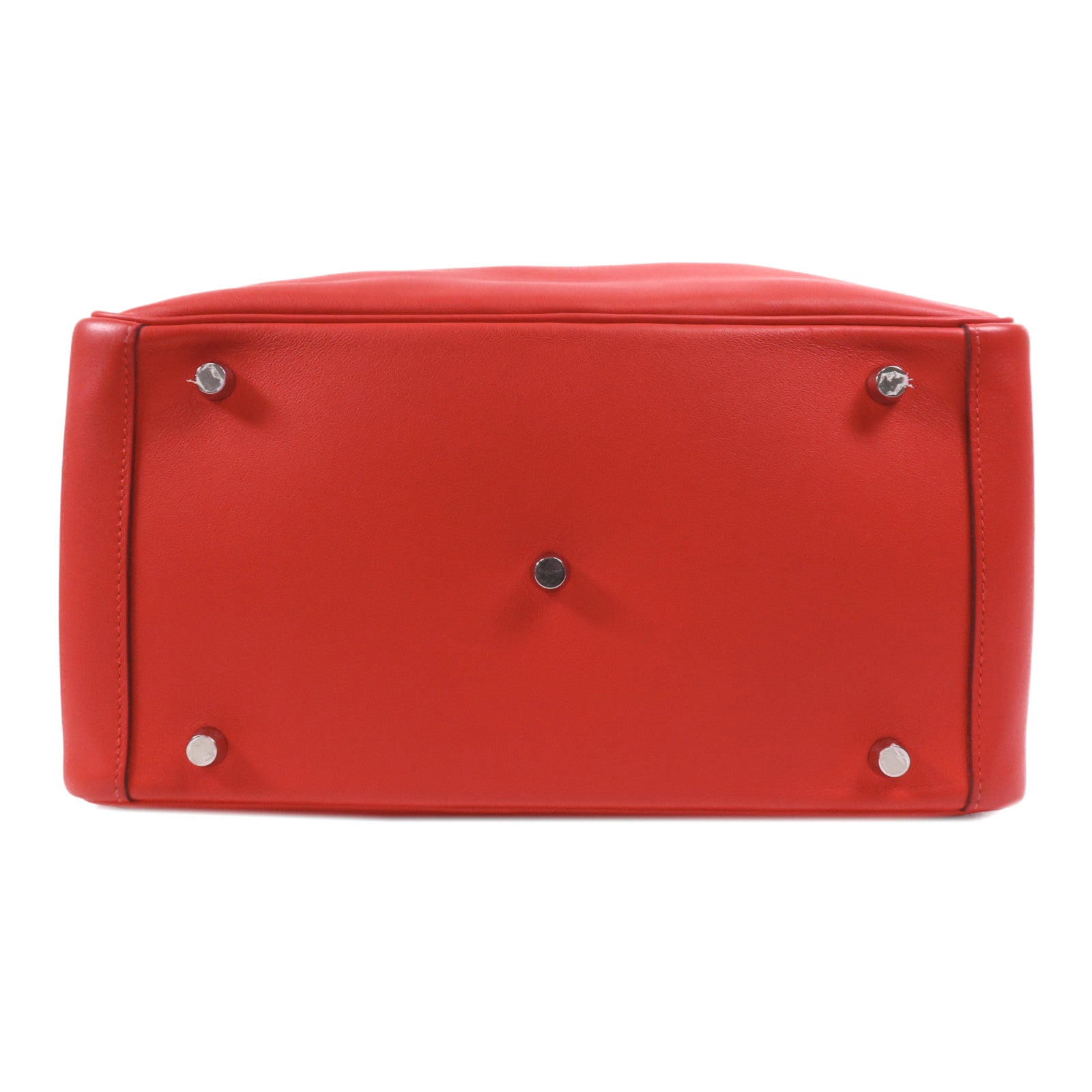 HERMES Swift皮革Lindy 30銀扣手挽肩背兩用袋Rose De Coeur