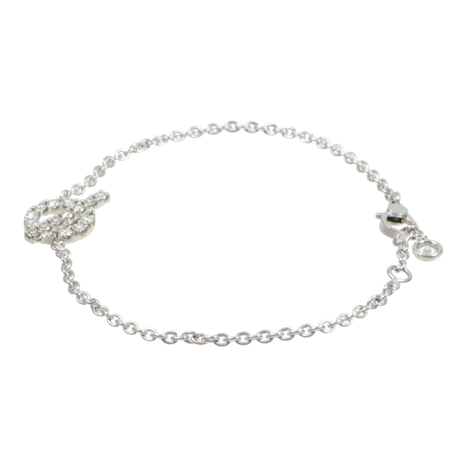 HERMES 18K白金Finesse Bracelet鑽石項鍊