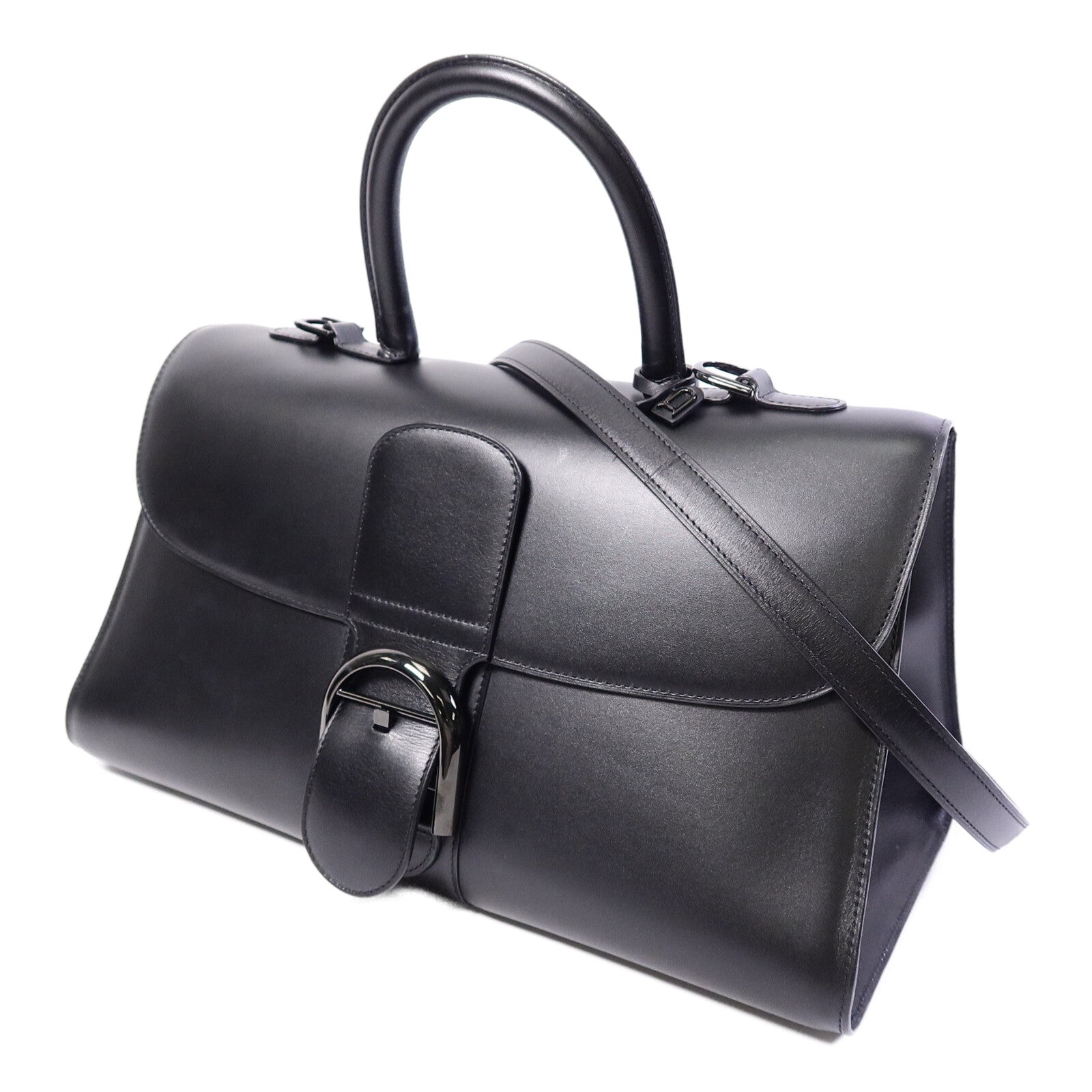 Delvaux 【激減優惠】牛皮皮革Brillant East West手挽肩背兩用袋