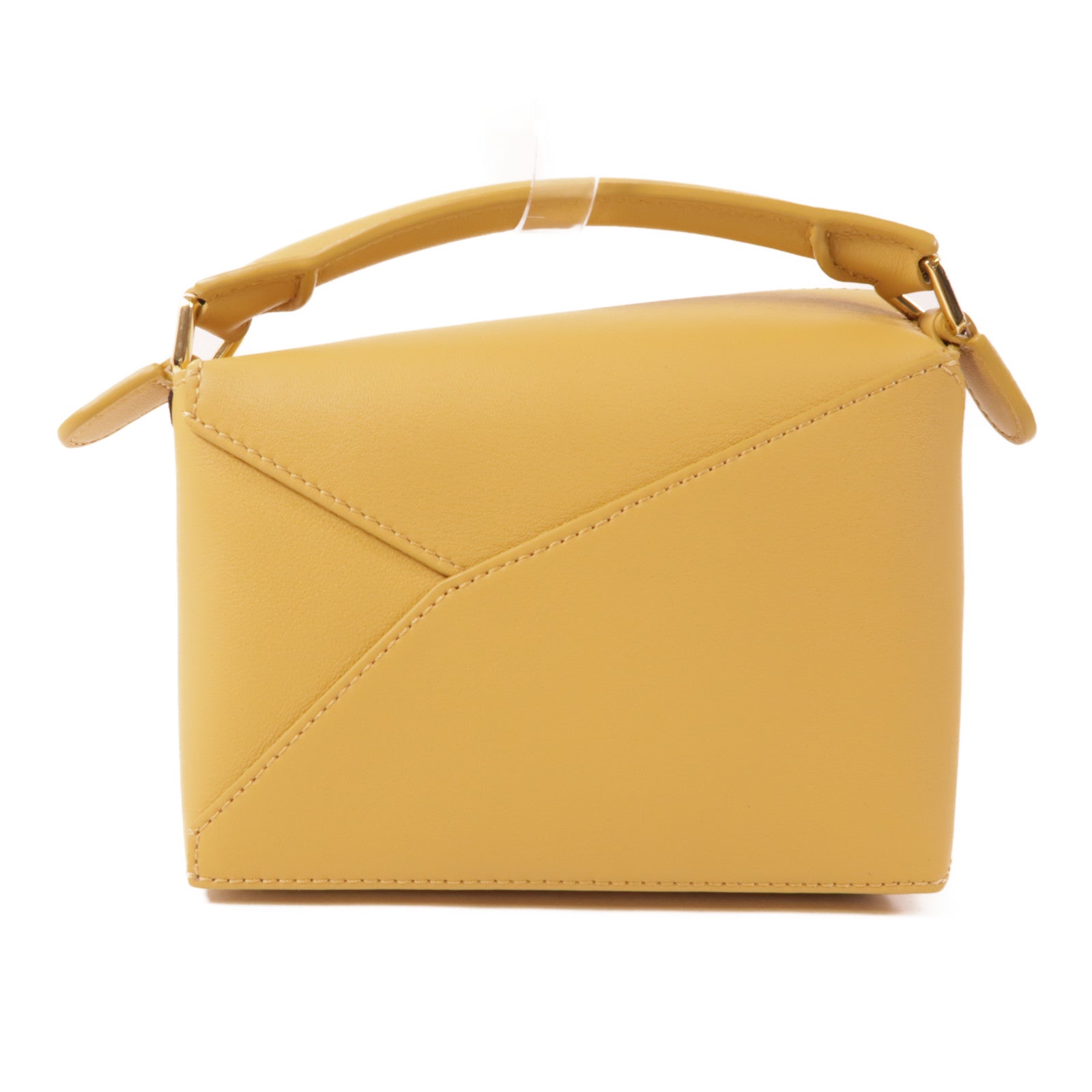 LOEWE 牛皮皮革Mini Puzzle金扣手挽肩背兩用袋