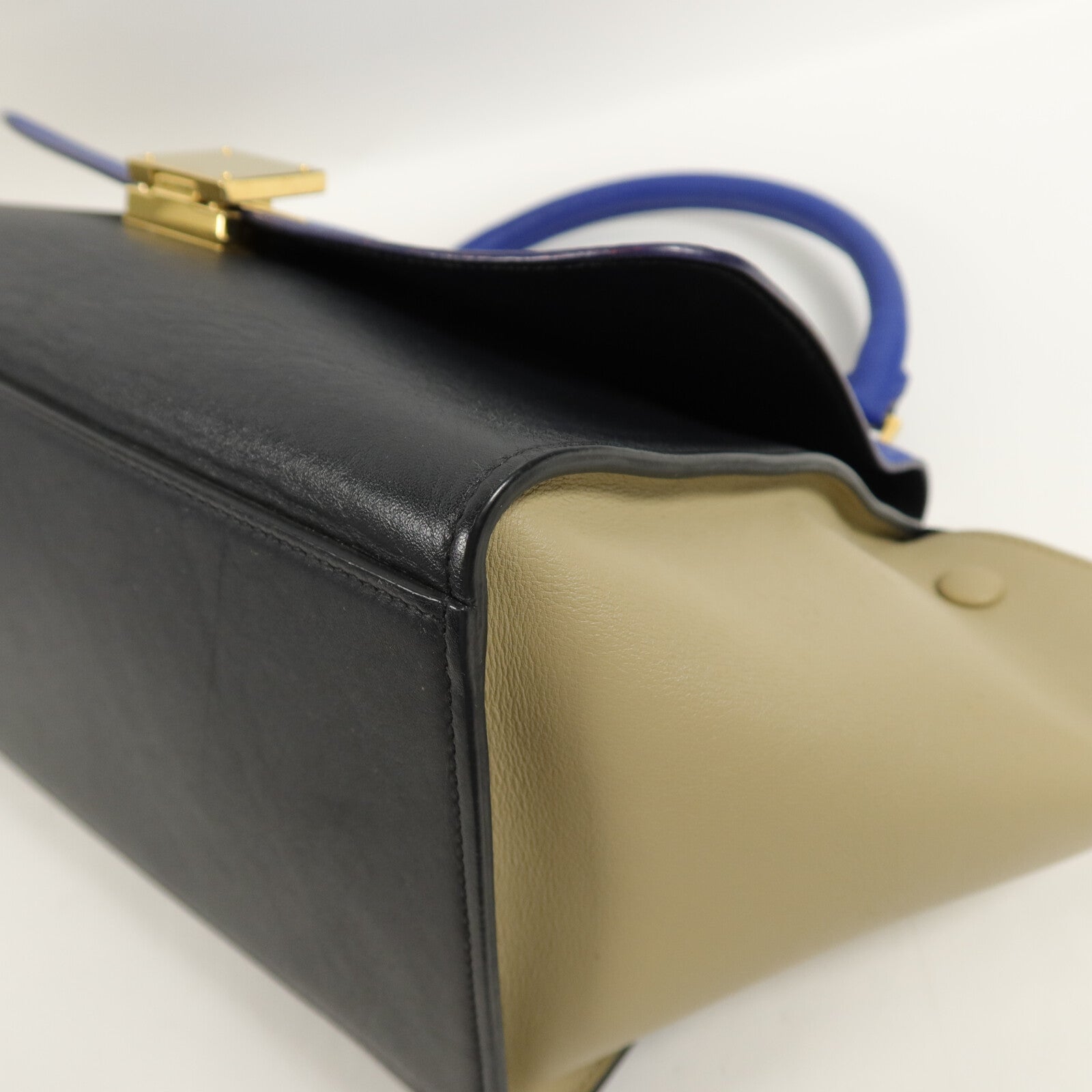 CELINE 牛皮皮革Trapeze Medium手挽肩背兩用袋
