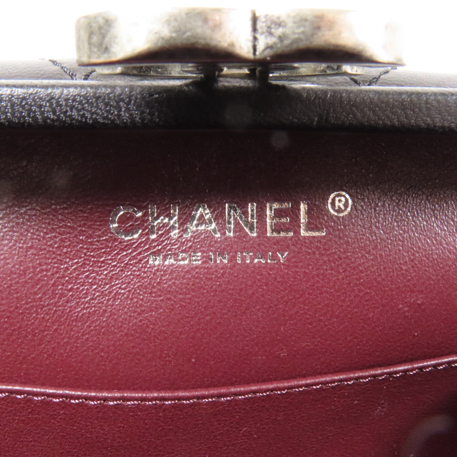 CHANEL 牛皮皮革Chain Shoulder鏈帶肩背袋