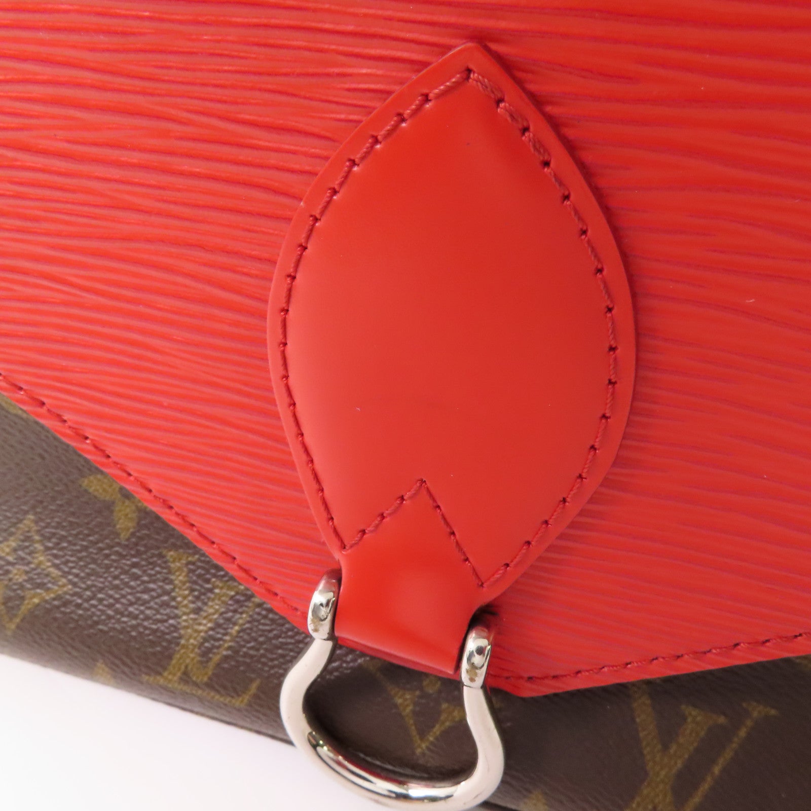 LOUIS VUITTON Monogram/Epi Saint Michel銀扣肩背袋