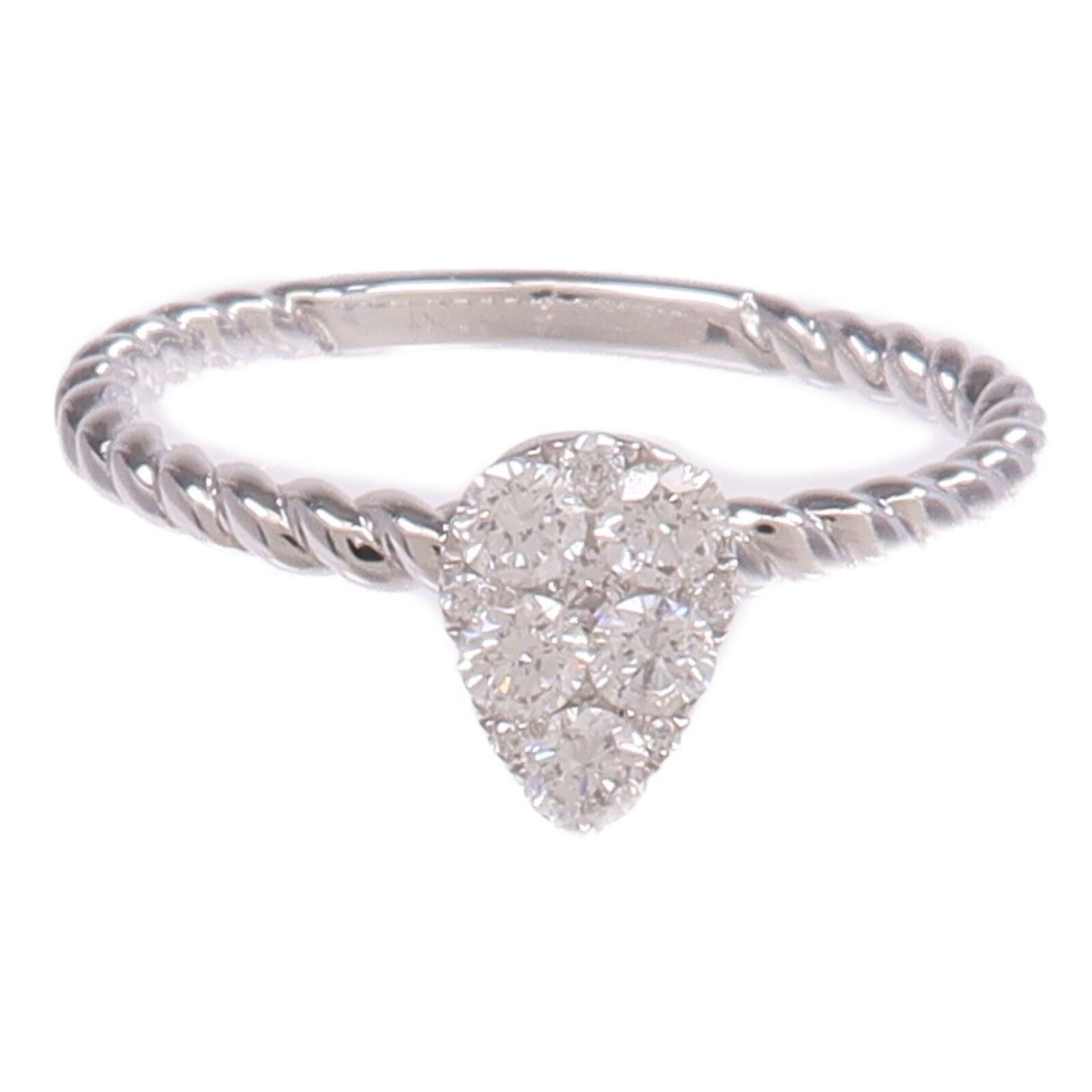 JEWELRY 18K白金Diamond Ring鑽石戒指US#5.75