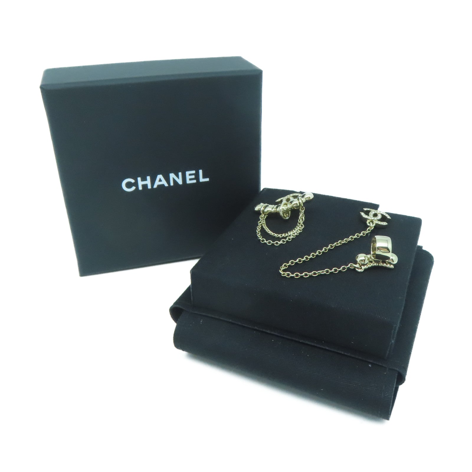CHANEL 【激減優惠】金屬Earrings耳環金色