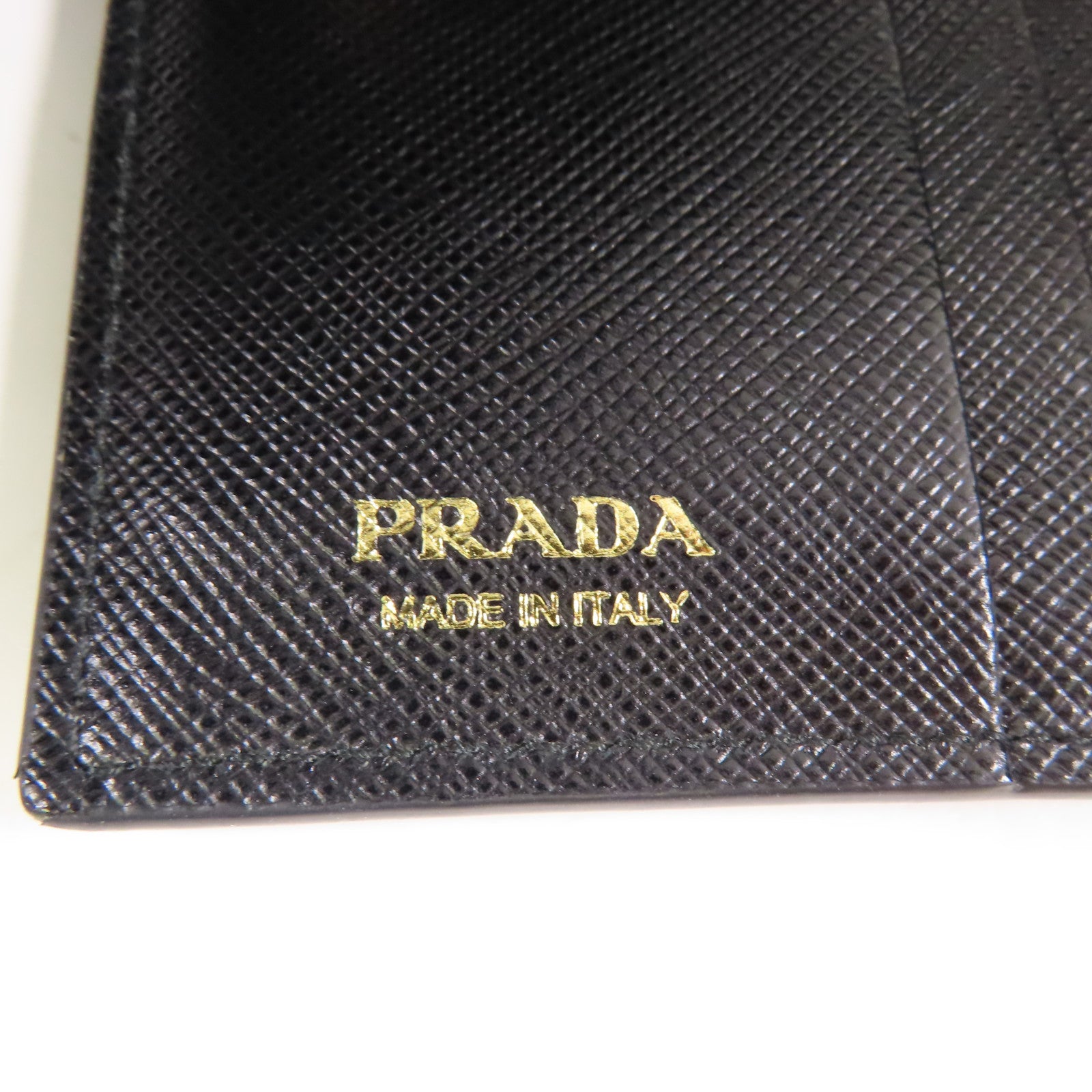 PRADA 牛皮皮革Wallet金扣錢包