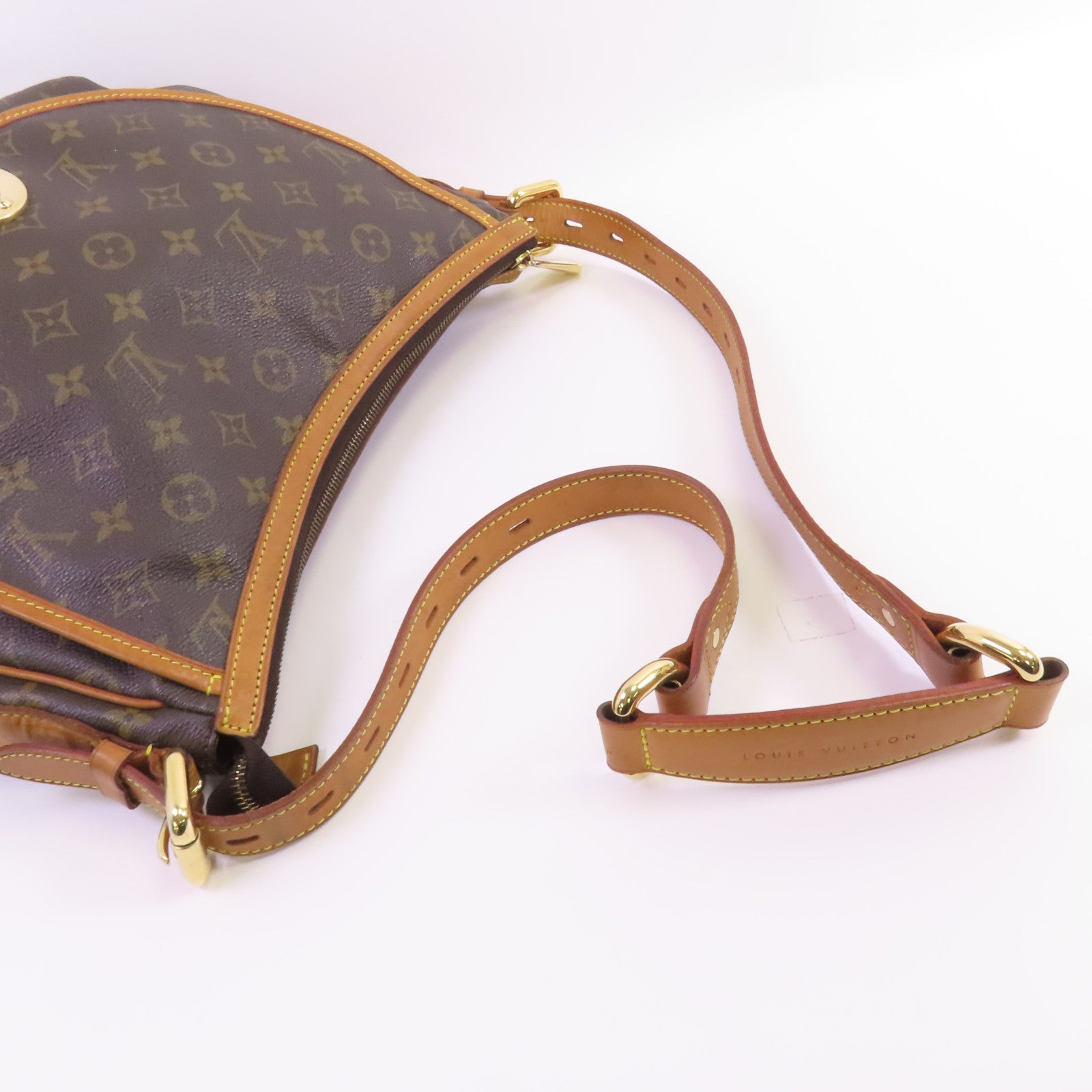 LOUIS VUITTON Monogram Tulum GM金扣肩背袋