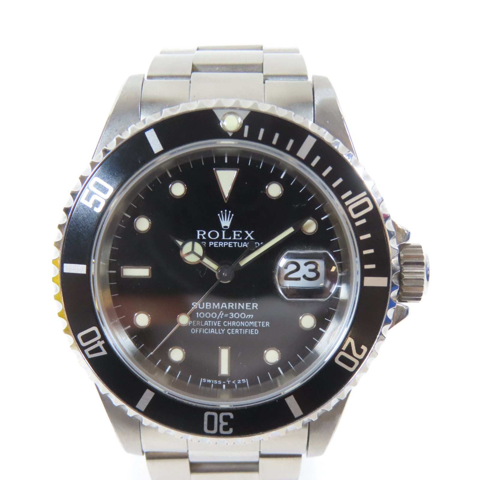 ROLEX Submariner Date不鏽鋼自動機芯手錶黑色