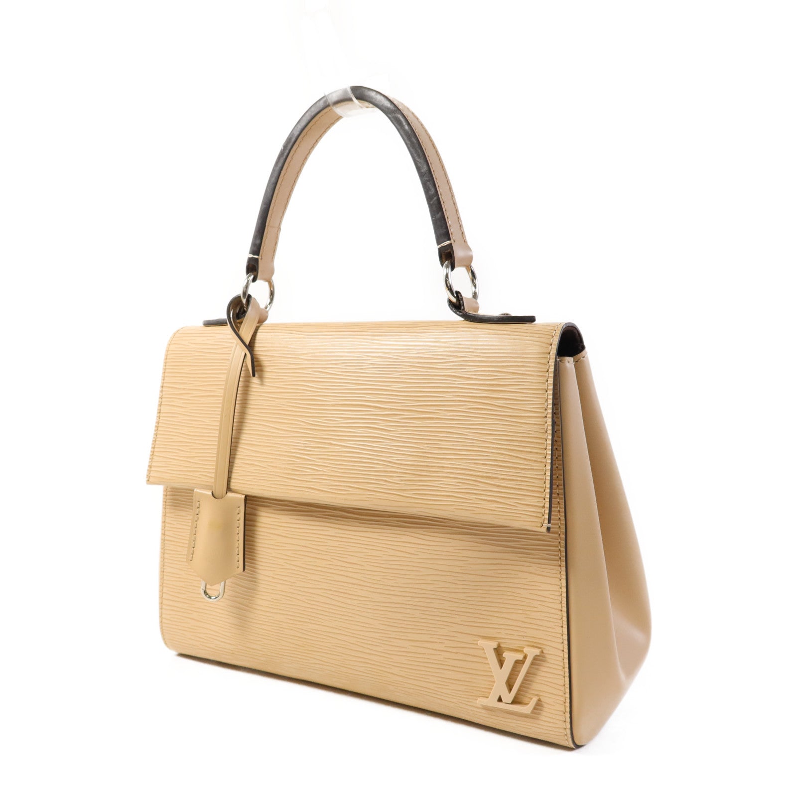 LOUIS VUITTON Epi Cluny BB銀扣手挽肩背兩用袋