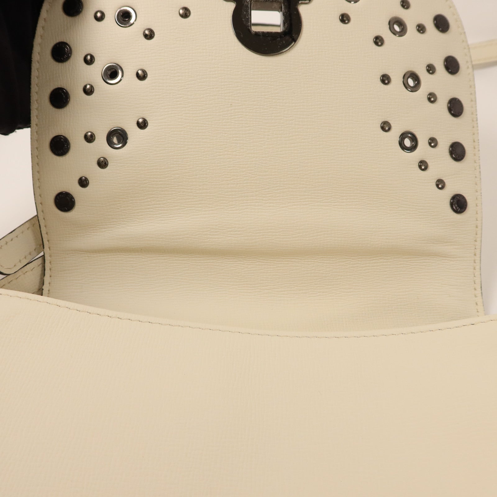 Longchamp 牛皮皮革Shoulder Bag銀扣肩背袋