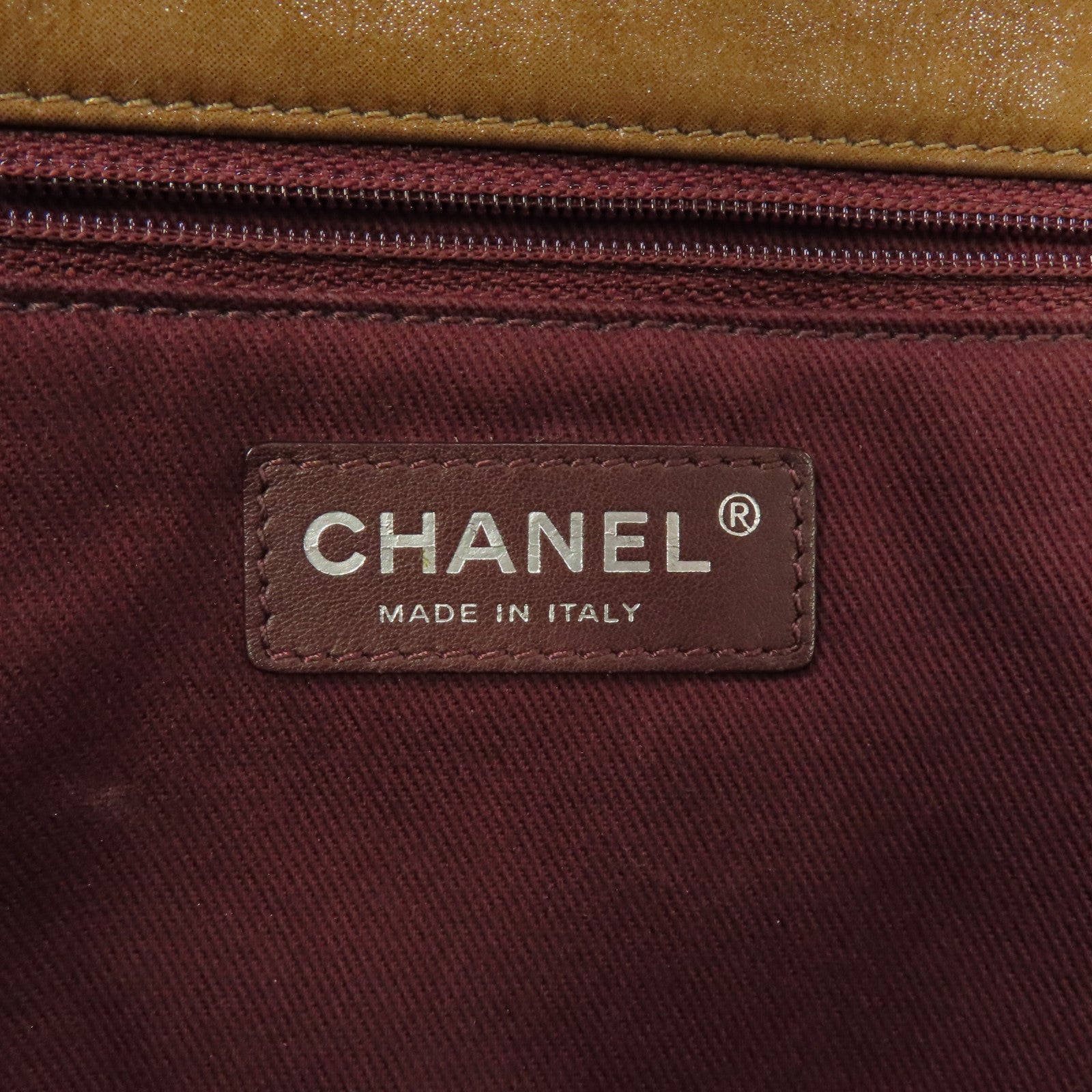 CHANEL 菱格皮革2 Way Shoulder銀扣手挽肩背兩用袋啡色