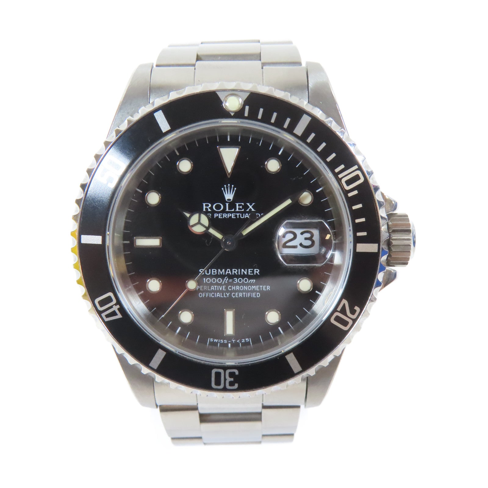ROLEX Submariner Date不鏽鋼自動機芯手錶黑色