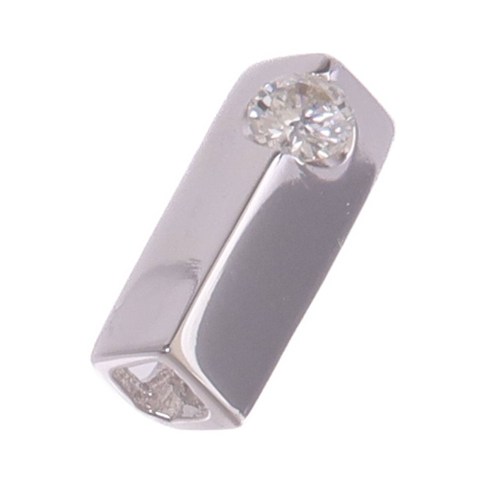 JEWELRY 【激減優惠】18K白金Diamond Pendant Top鑽石吊墜