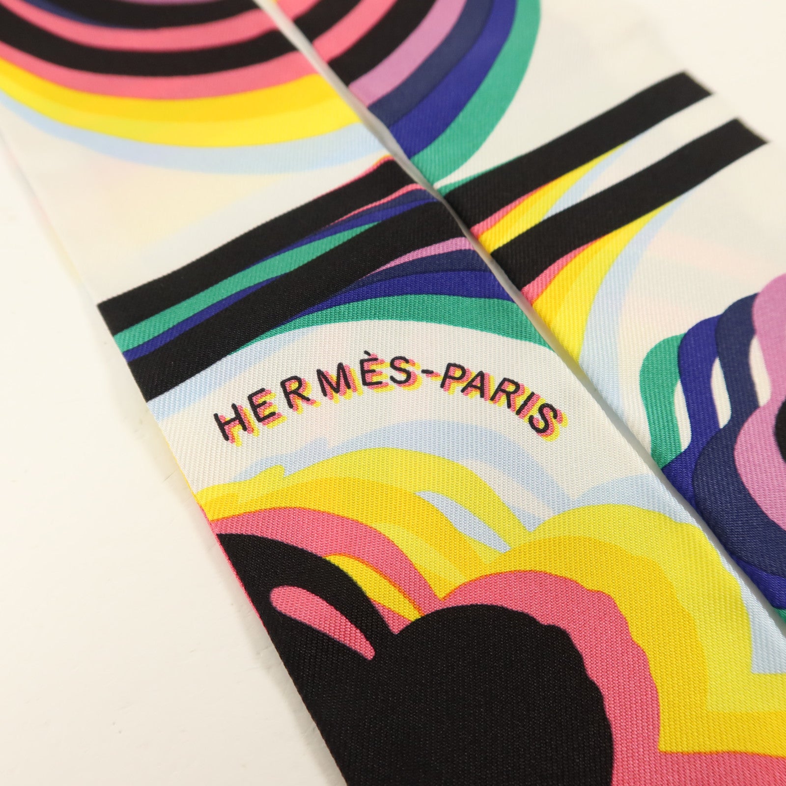 HERMES 絲質Twilly絲巾