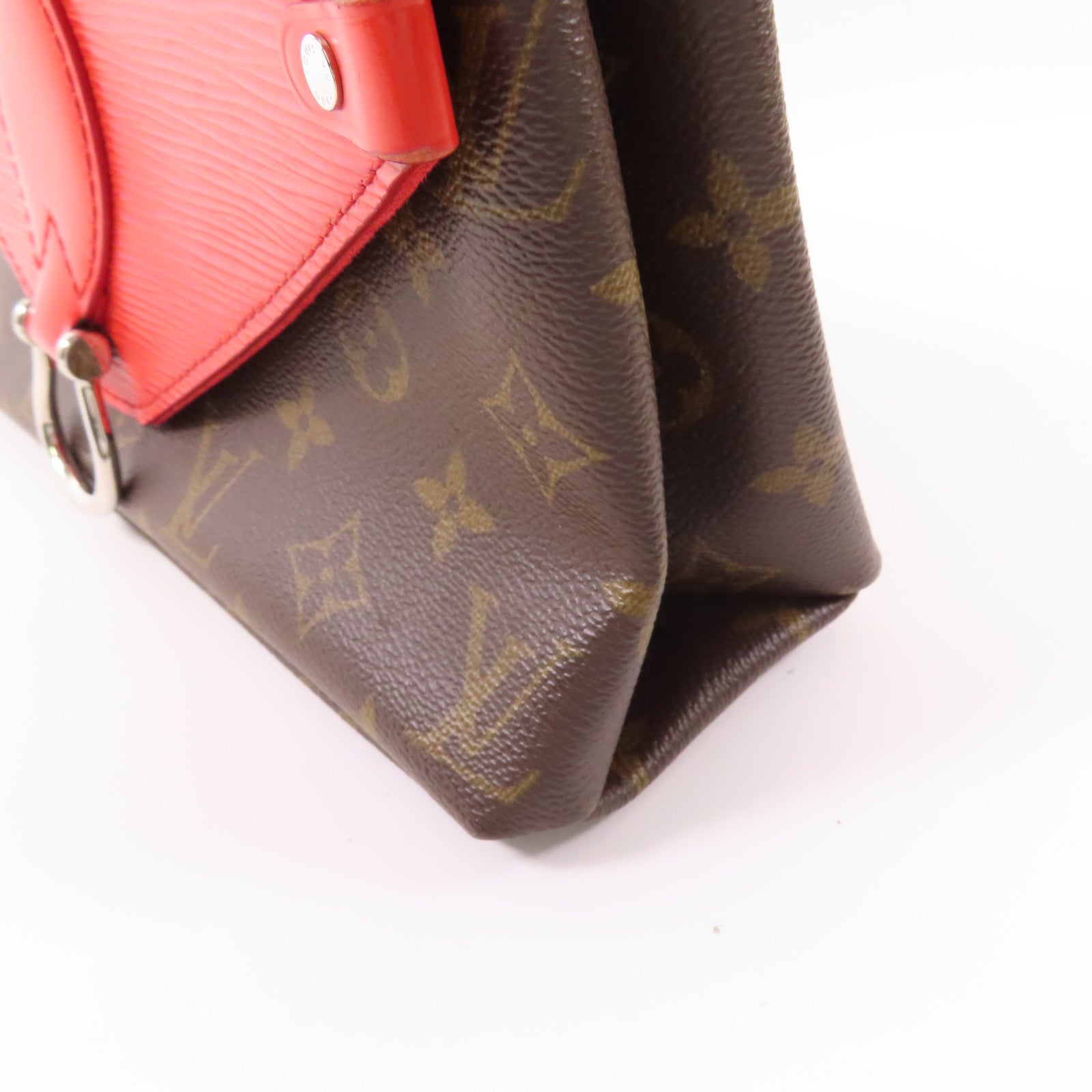 LOUIS VUITTON Monogram/Epi Saint Michel銀扣肩背袋