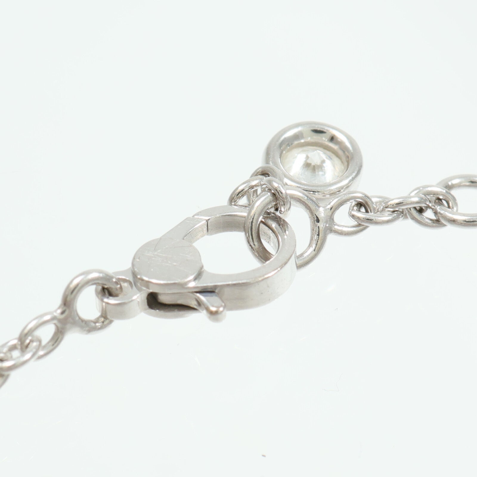 HERMES 18K白金Finesse Bracelet鑽石項鍊