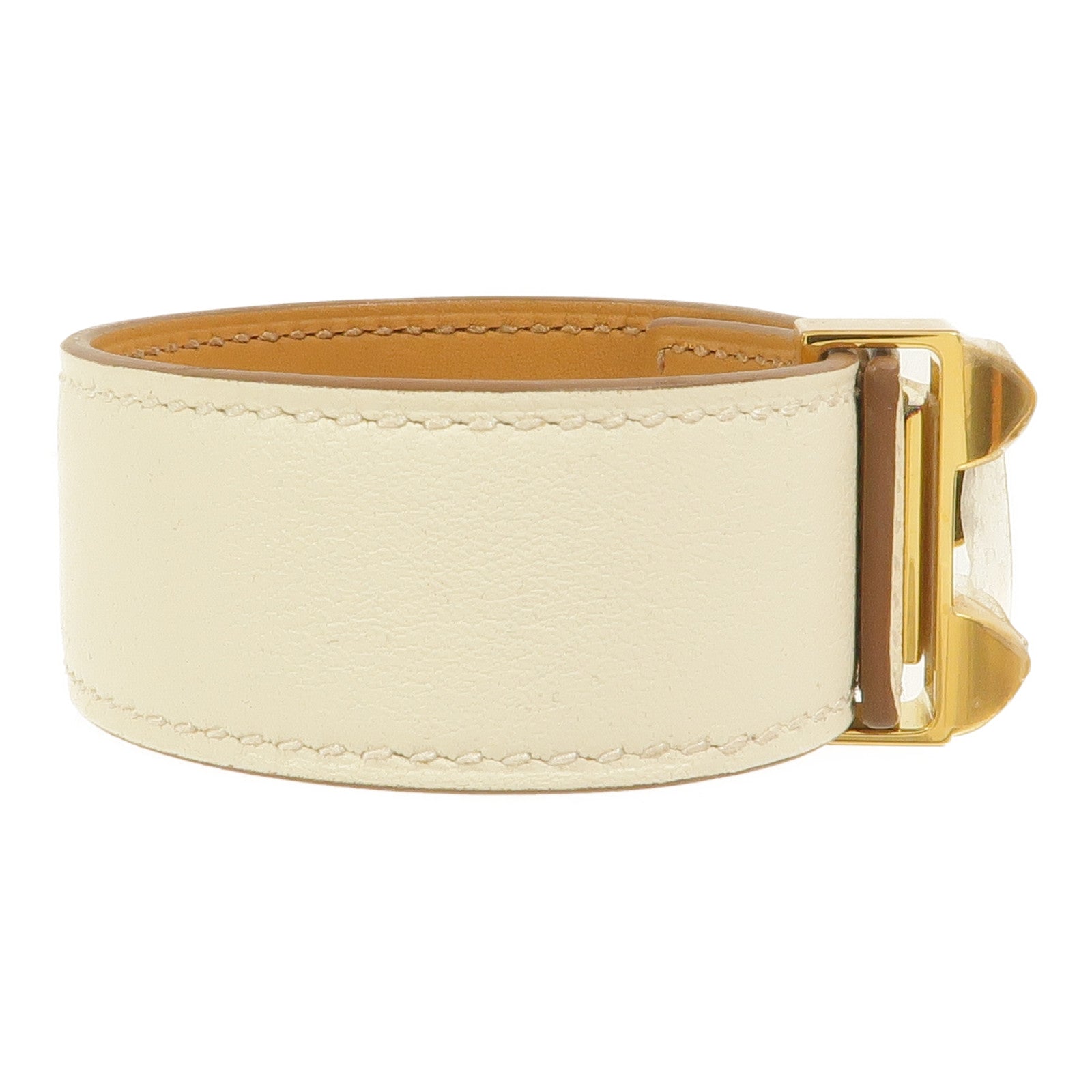 HERMES Swift皮革Collier De Chien 24 Bracelet手鐲Nata