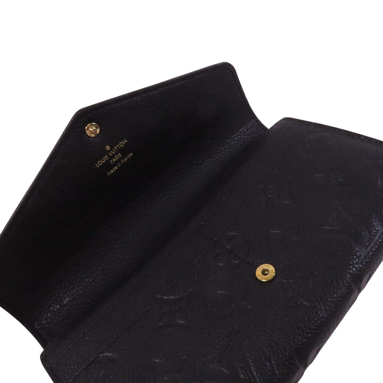 LOUIS VUITTON Monogram Empreinte Sarah Long Wallet金扣長錢包