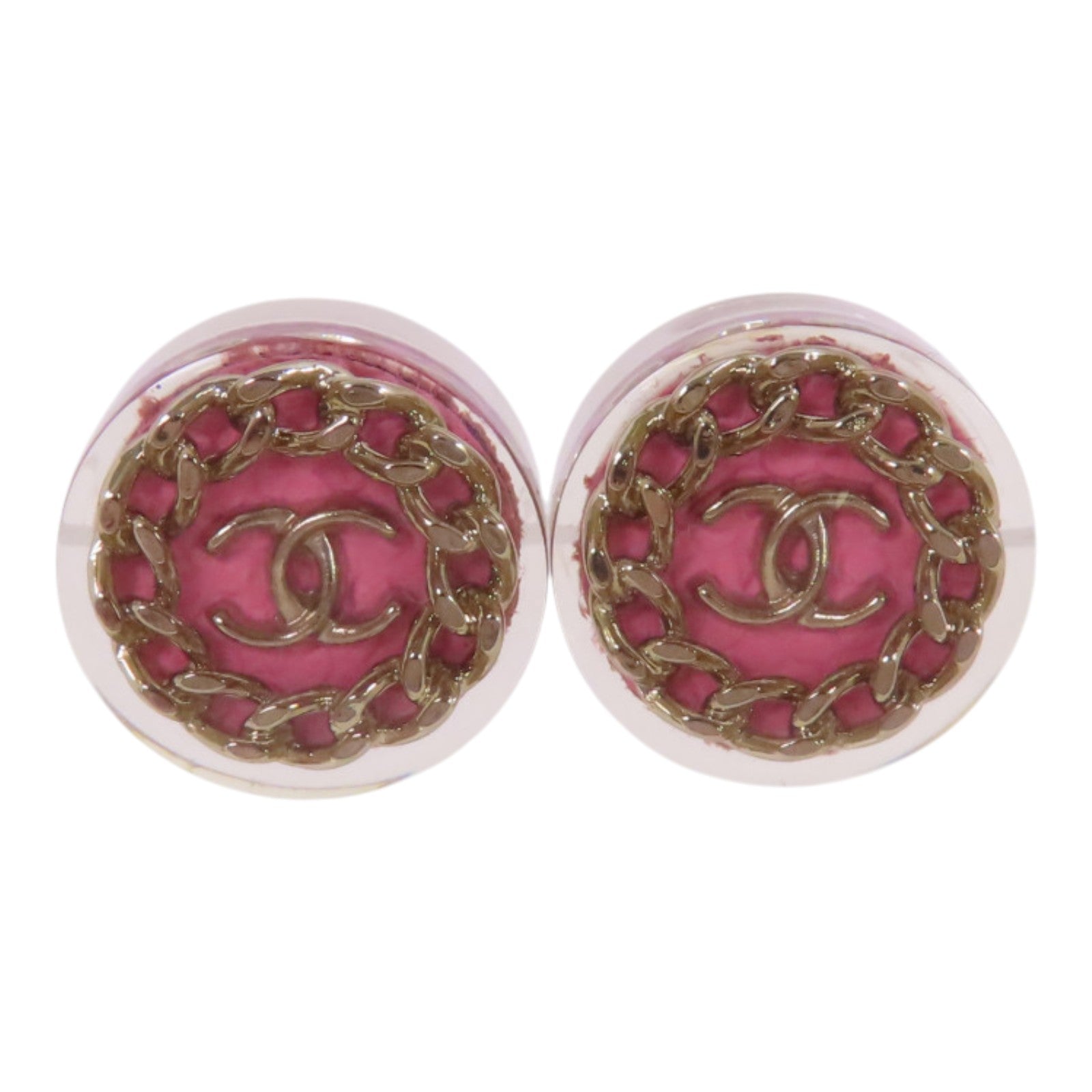 CHANEL 金屬/PVC Earrings耳環