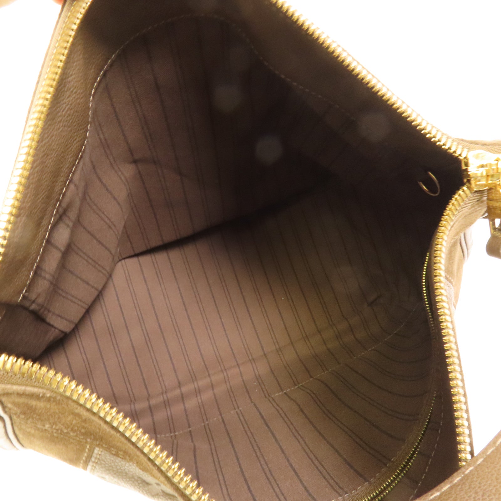 LOUIS VUITTON Monogram Empreinte Audacieuse MM金扣肩背袋