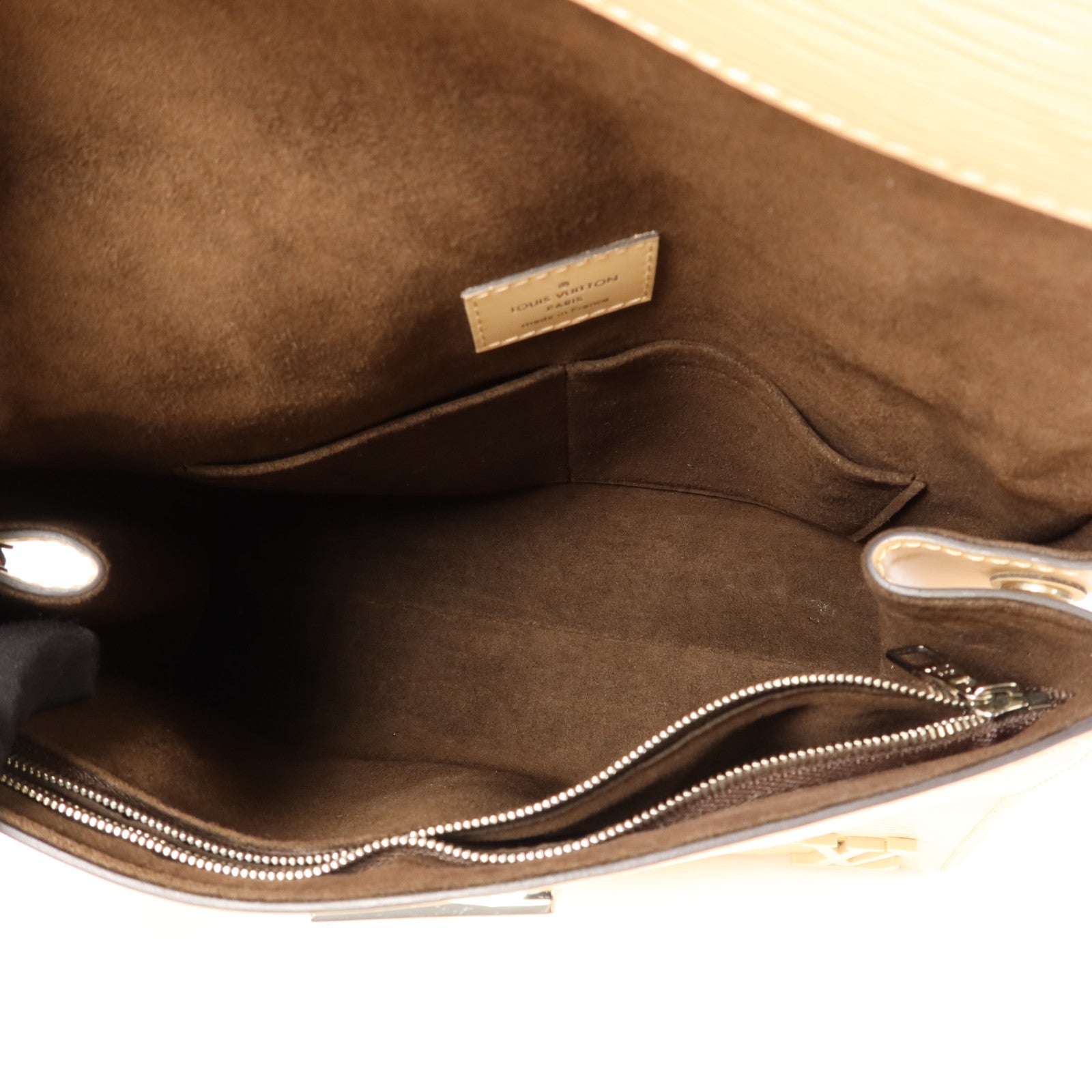 LOUIS VUITTON Epi Cluny BB銀扣手挽肩背兩用袋