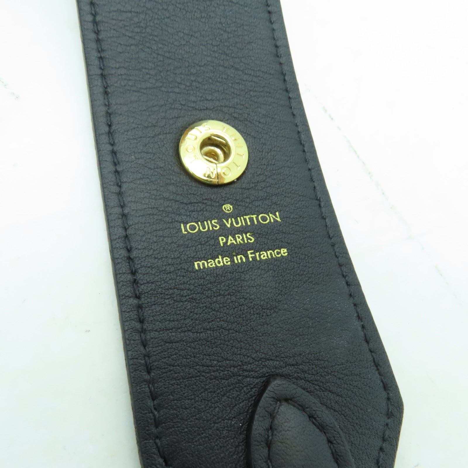 LOUIS VUITTON 【激減優惠】Monogram Strap金扣掛飾棕色