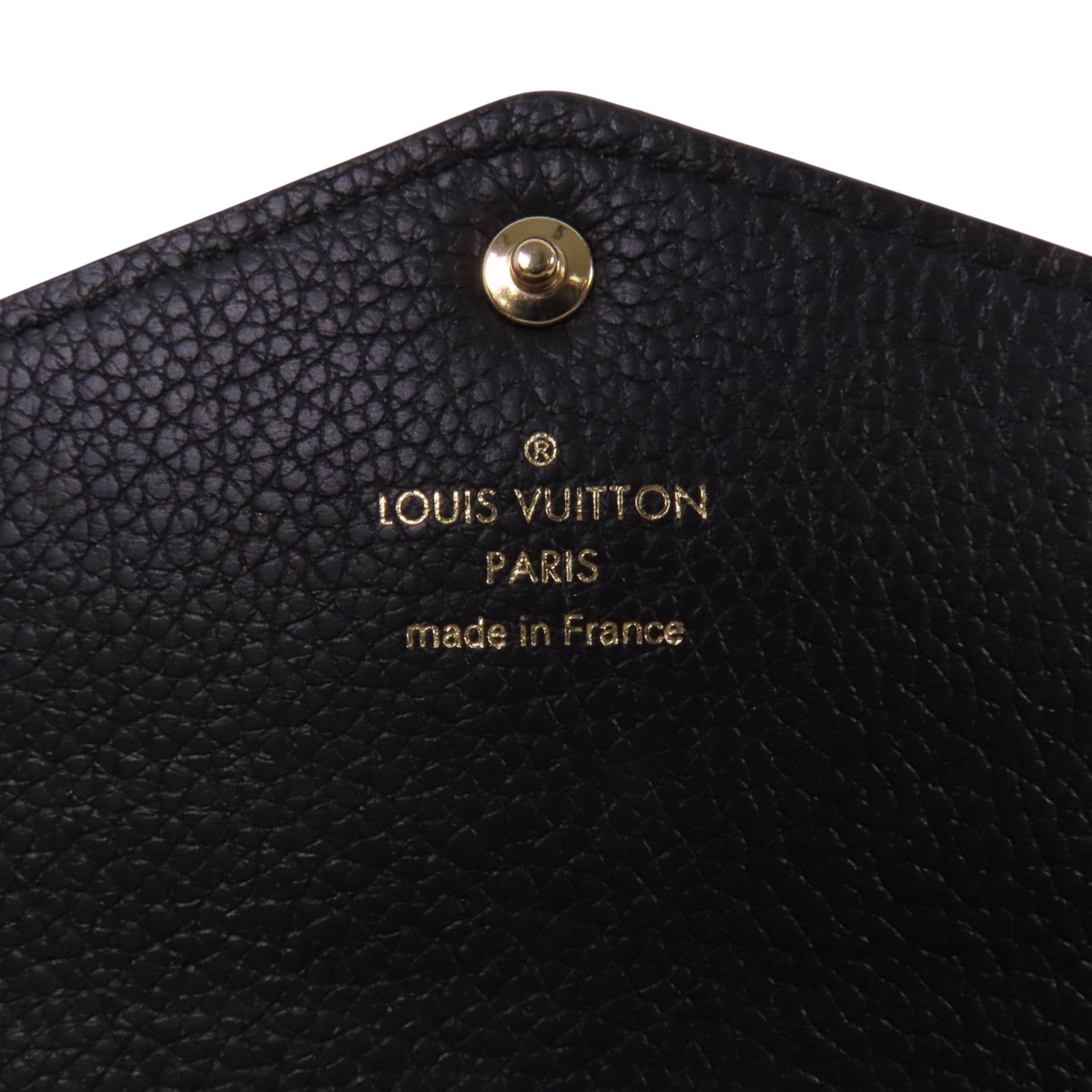 LOUIS VUITTON Monogram Empreinte Sarah Long Wallet金扣長錢包