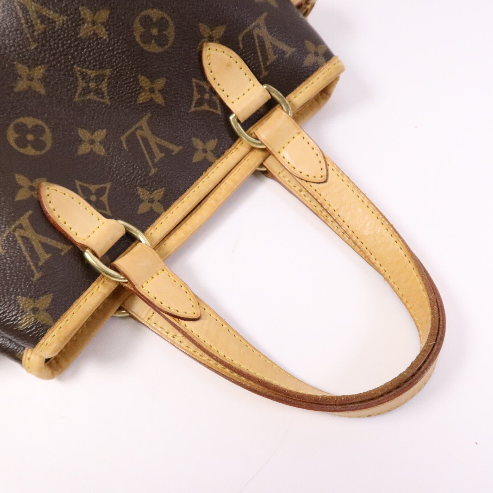 LOUIS VUITTON Monogram Batignolles Vertical金扣手挽袋