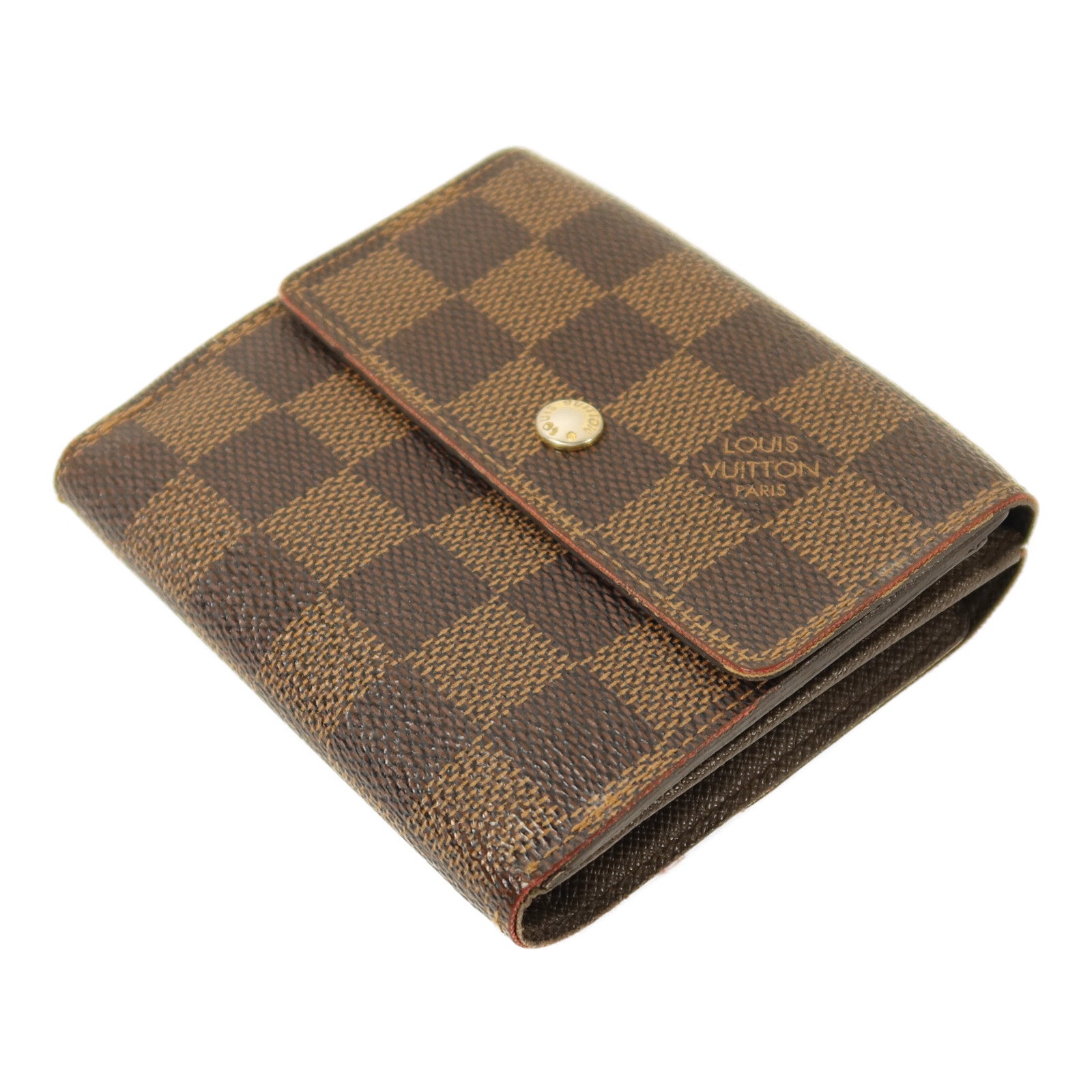LOUIS VUITTON Damier Porte Monnaie Cartes Credit金扣錢包
