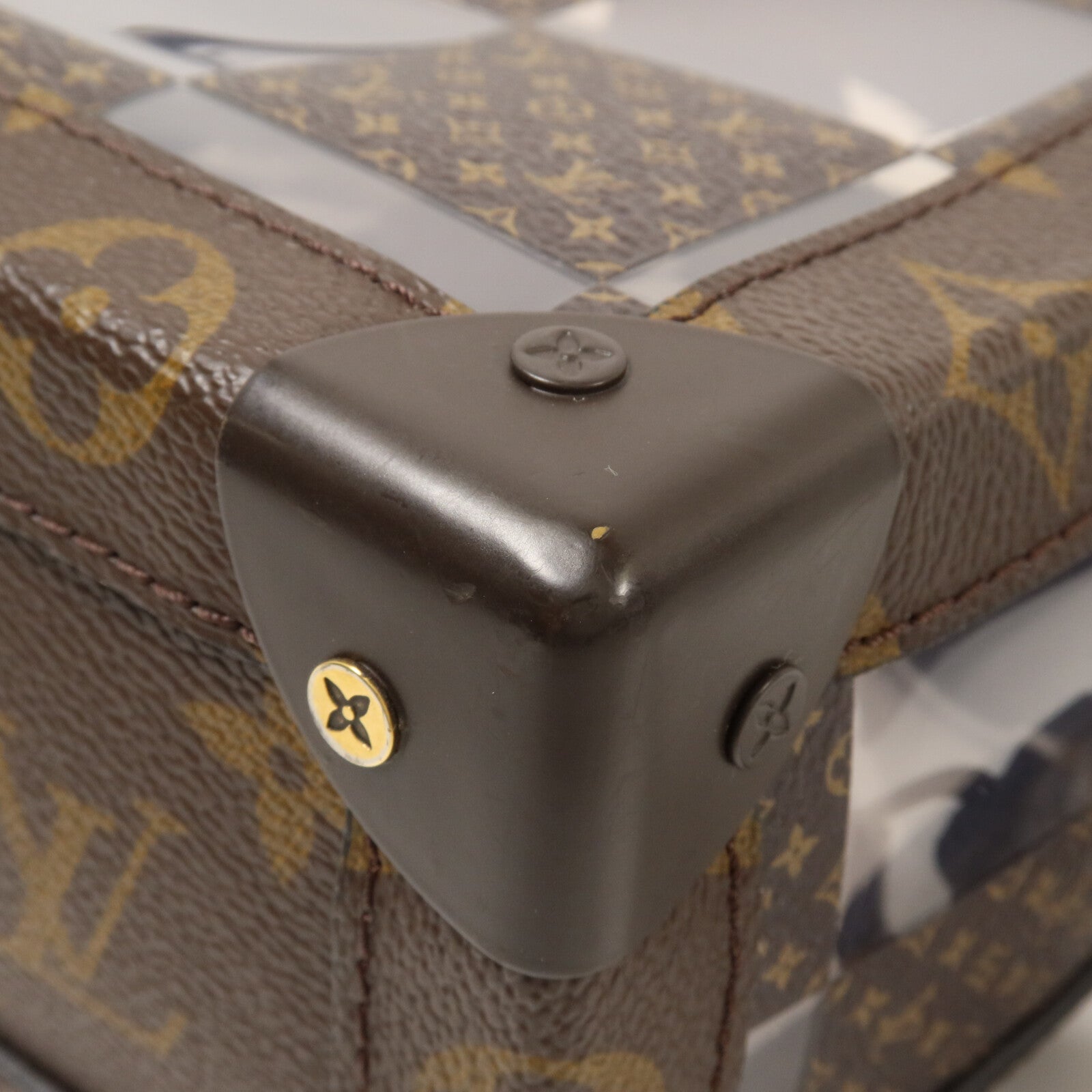 LOUIS VUITTON Monogram/PVC Chess Soft Trunk肩背袋