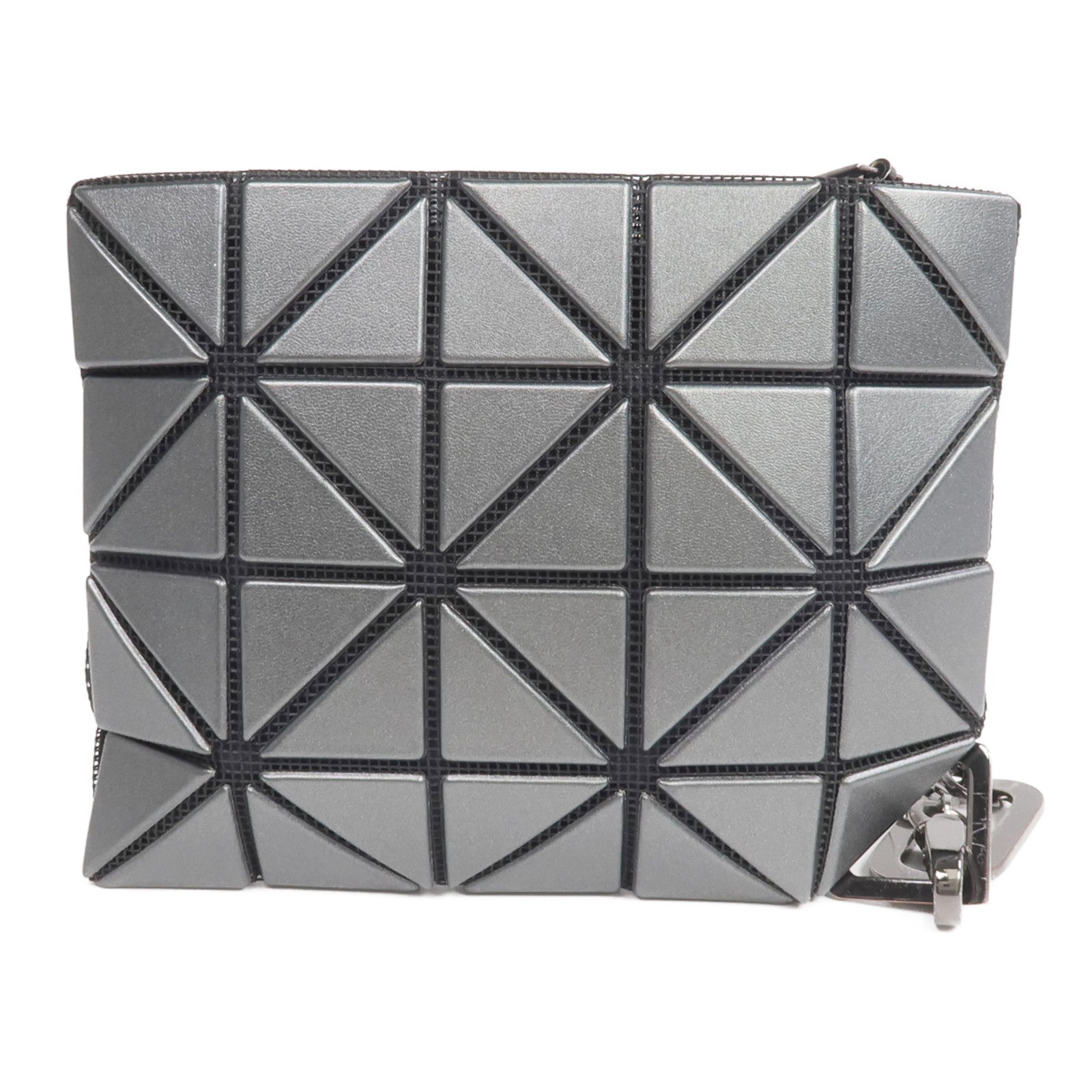 BAO BAO ISSEYMIYAKE PVC Bao Bao Card/Coin Case銀扣零錢包/卡片套