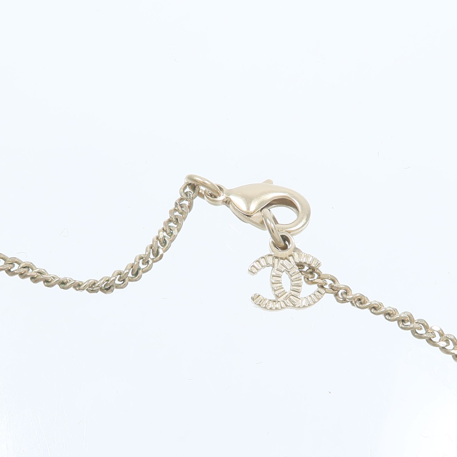 CHANEL 金屬CC Logo Cube項鍊